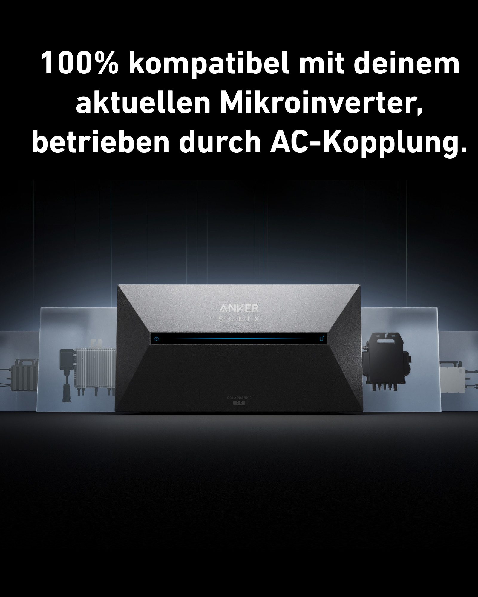 Anker Solarmodul Anker SOLIX Solarbank 2 E1600 AC, Balkonkraftwerk mit Speicher, (1-St)