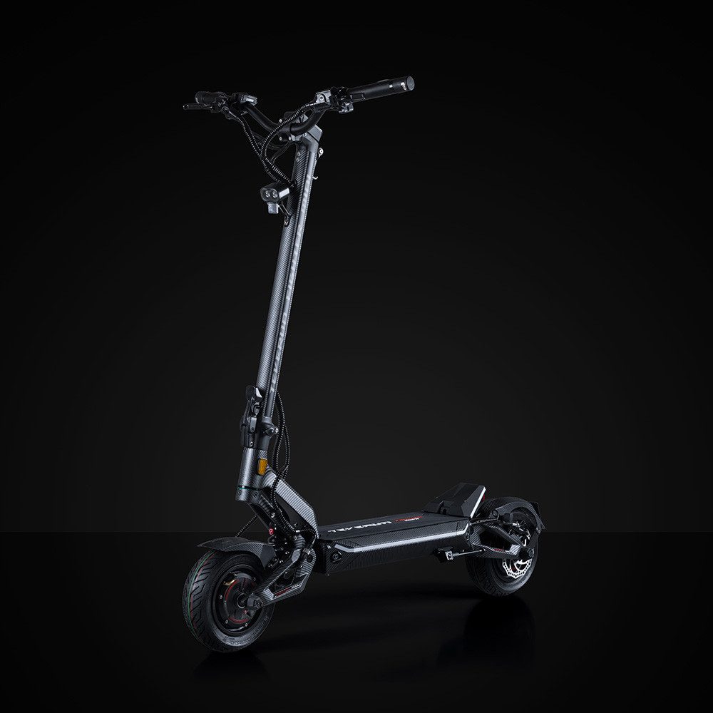 TEVERUN E-Scooter Teverun Fighter Mini eKFV E-Scooter mit Straßenzulassung, 20 km/h, (Packung), 30,8Ah Samsung, 2×250W Bosch, ABE, KKE-Dämpfer, Smart BMS, APP