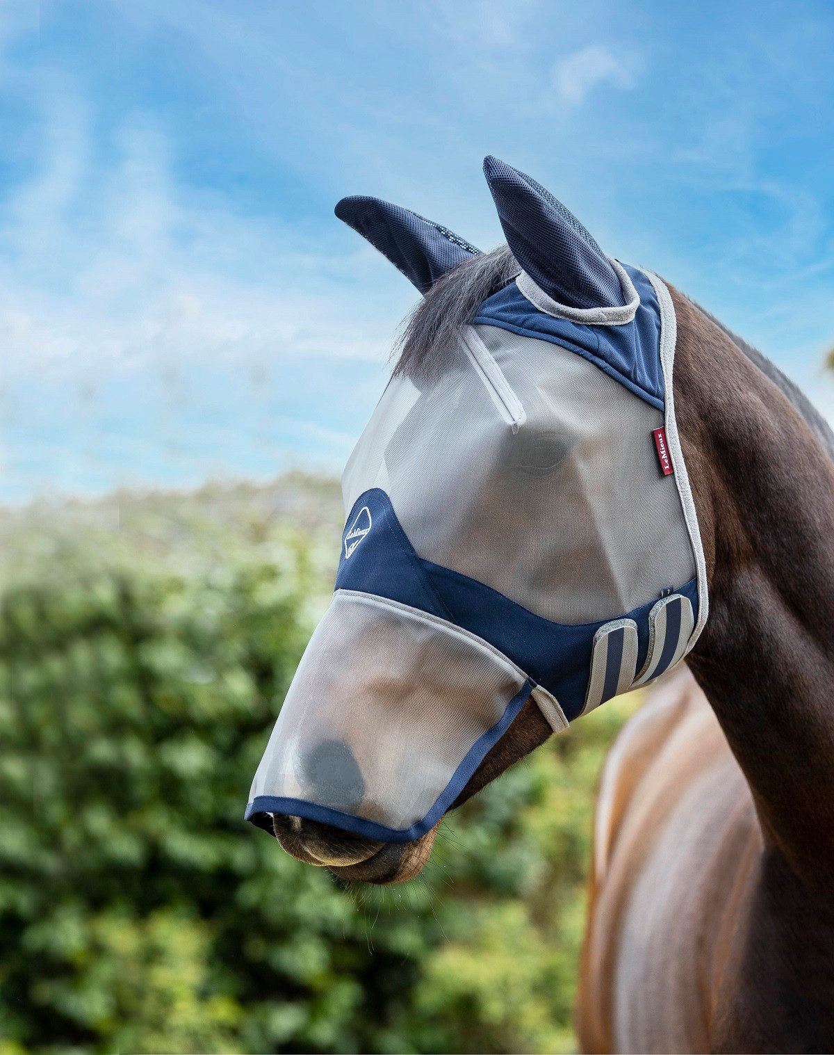 LeMieux Fliegenmasken LeMieux Armour Shield Pro Fliegenmaske, mit Nasen- und Ohrenschutz