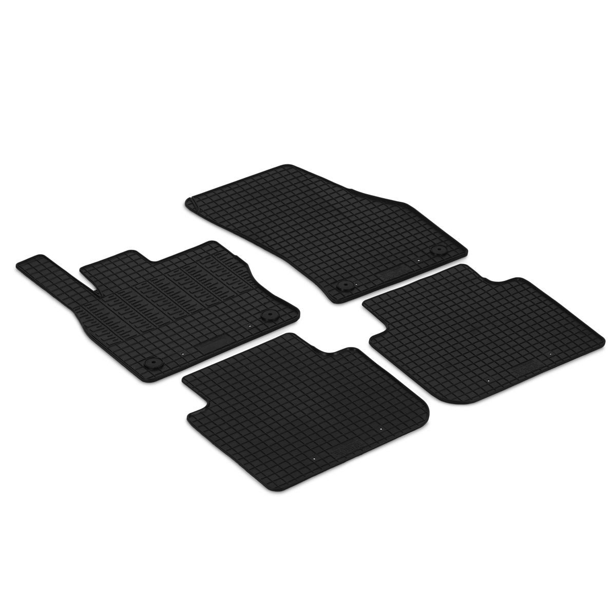AZUGA Auto-Fußmatten Gummi-Fußmatten passend für Skoda Kodiaq/VW Tiguan Allspace ab 2017/Se, für Seat,Skoda,VW Tarraco,Tiguan Allspace,Kodiaq SUV