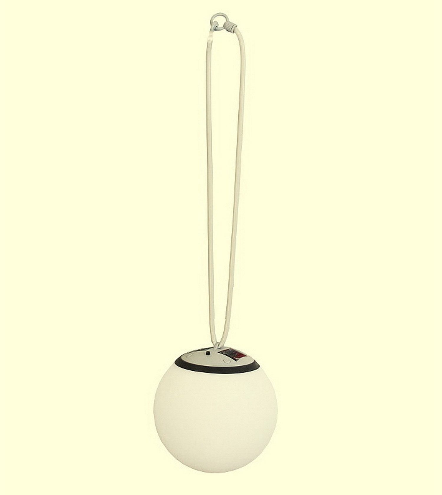 Kynast LED Solarleuchte Solar Kugelleuchte mit warmweißen 4 LEDs, Warmweiß, Hängeleuchte