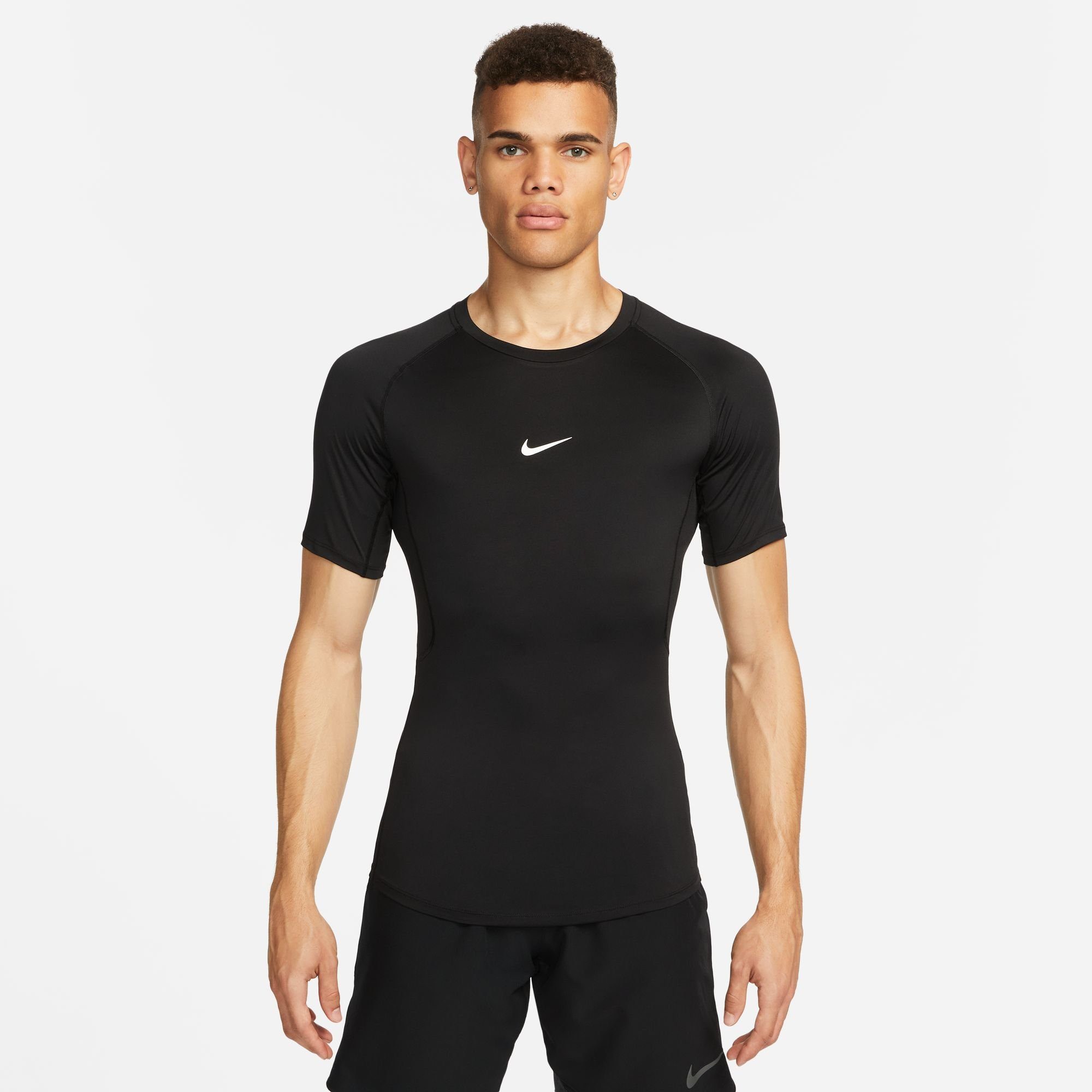 Nike Trainingsshirt PRO DRI-FIT MEN'S TIGHT SHORT-SLEEVE TOP | Funktionsshirts