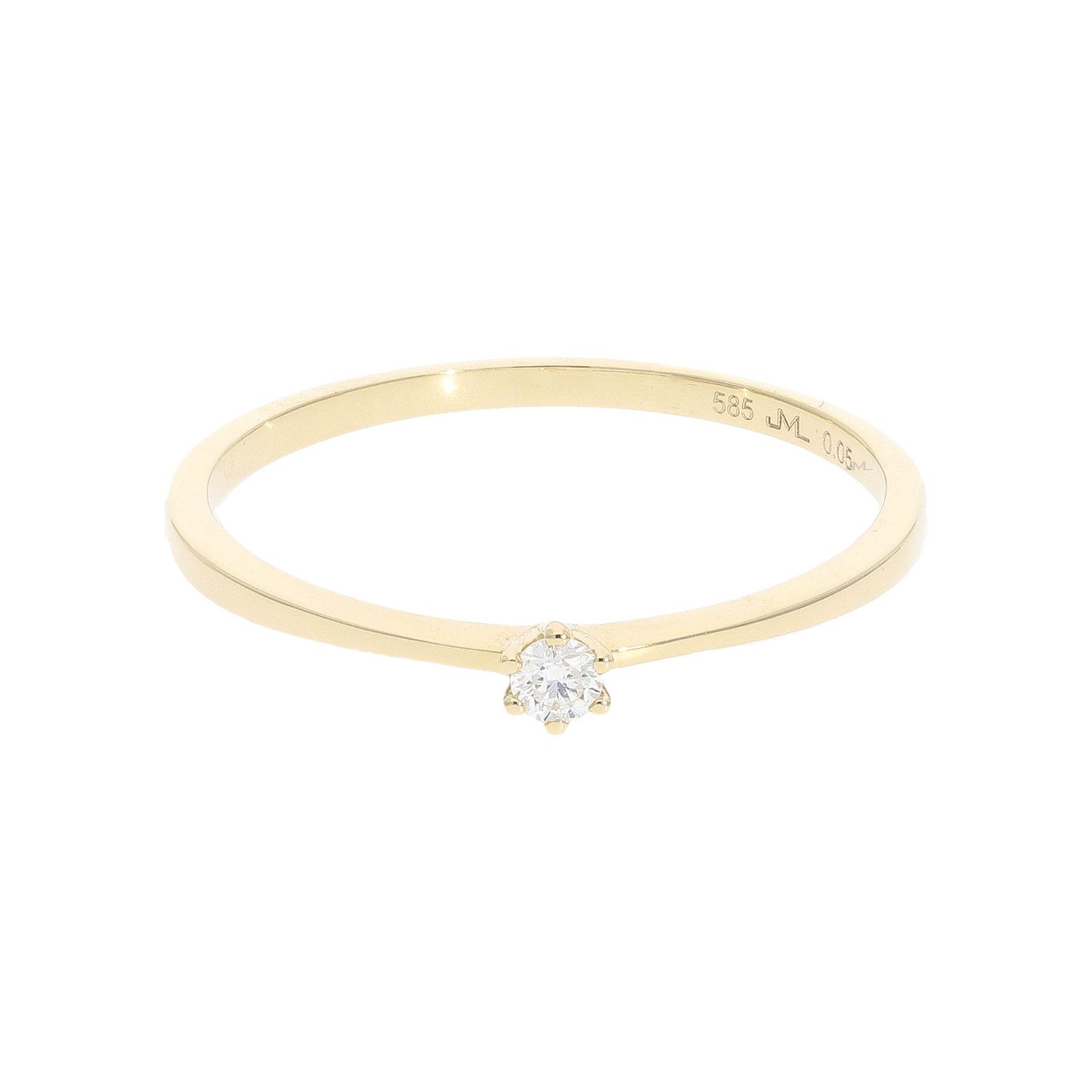 JuwelmaLux Fingerring JuwelmaLux Ring 585 Gold mit Brillant JL10-07-0797 (kein Set, 1-tlg)
