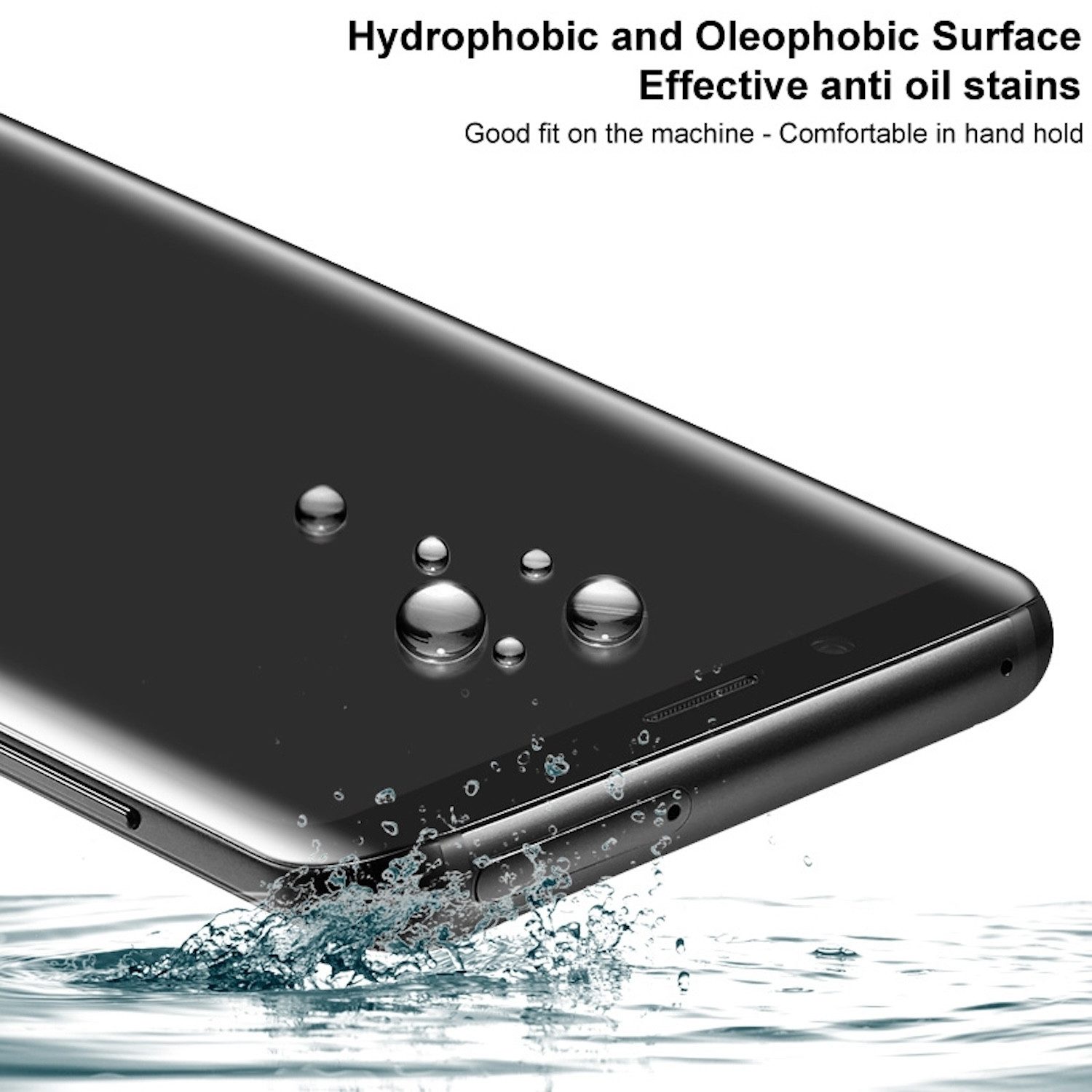 Wigento Handyhülle Für OnePlus 13 2x 4D Privacy Display Full Curved Hart Glas Schutz, Spar Set Privacy 4D Display Schutz Glas