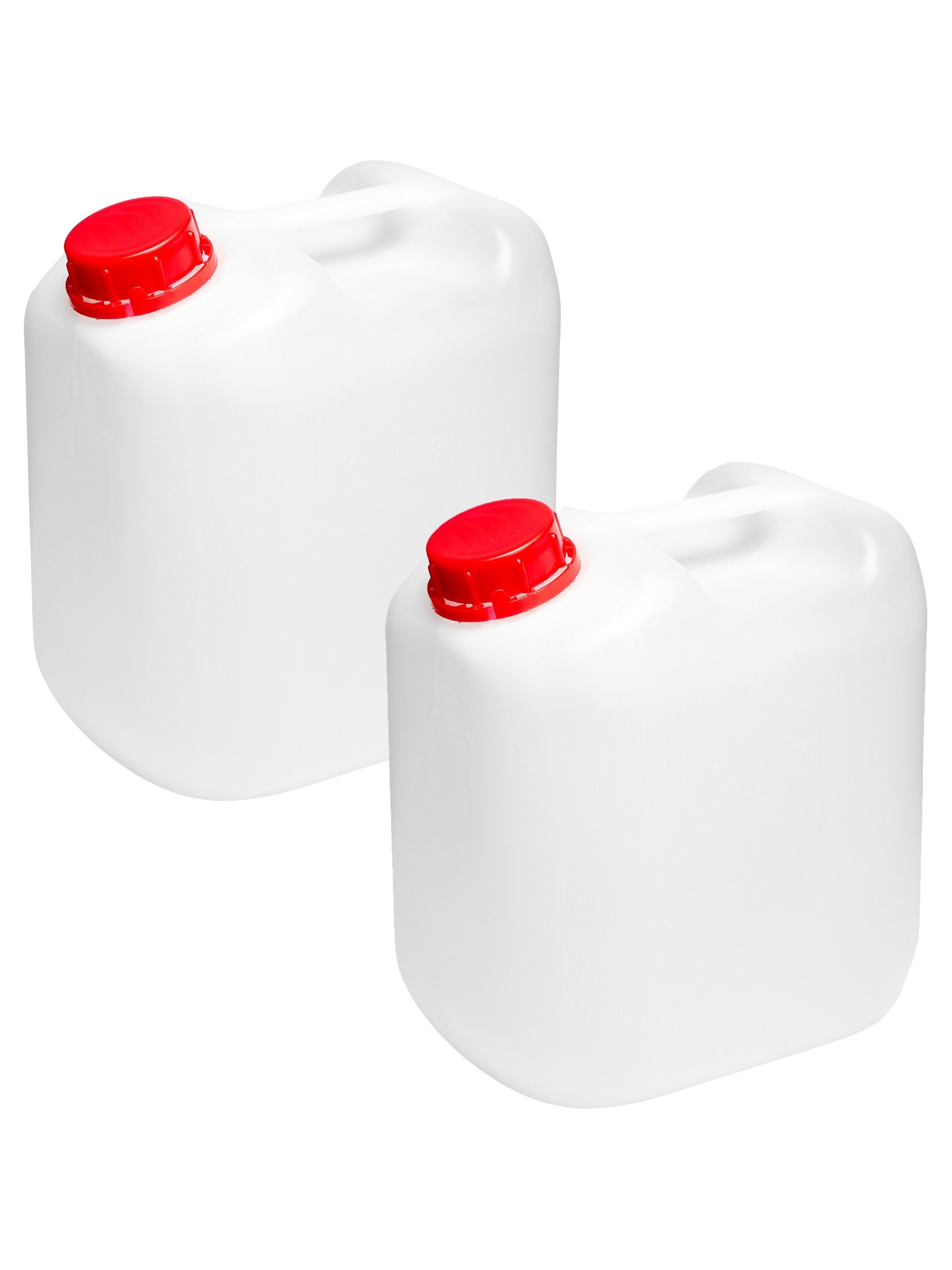 Garronda Kanister 10L Wasserkanister BPA-frei Wasserbehälter Kanister Weiß GD-0082 (2 St), BPA-Frei