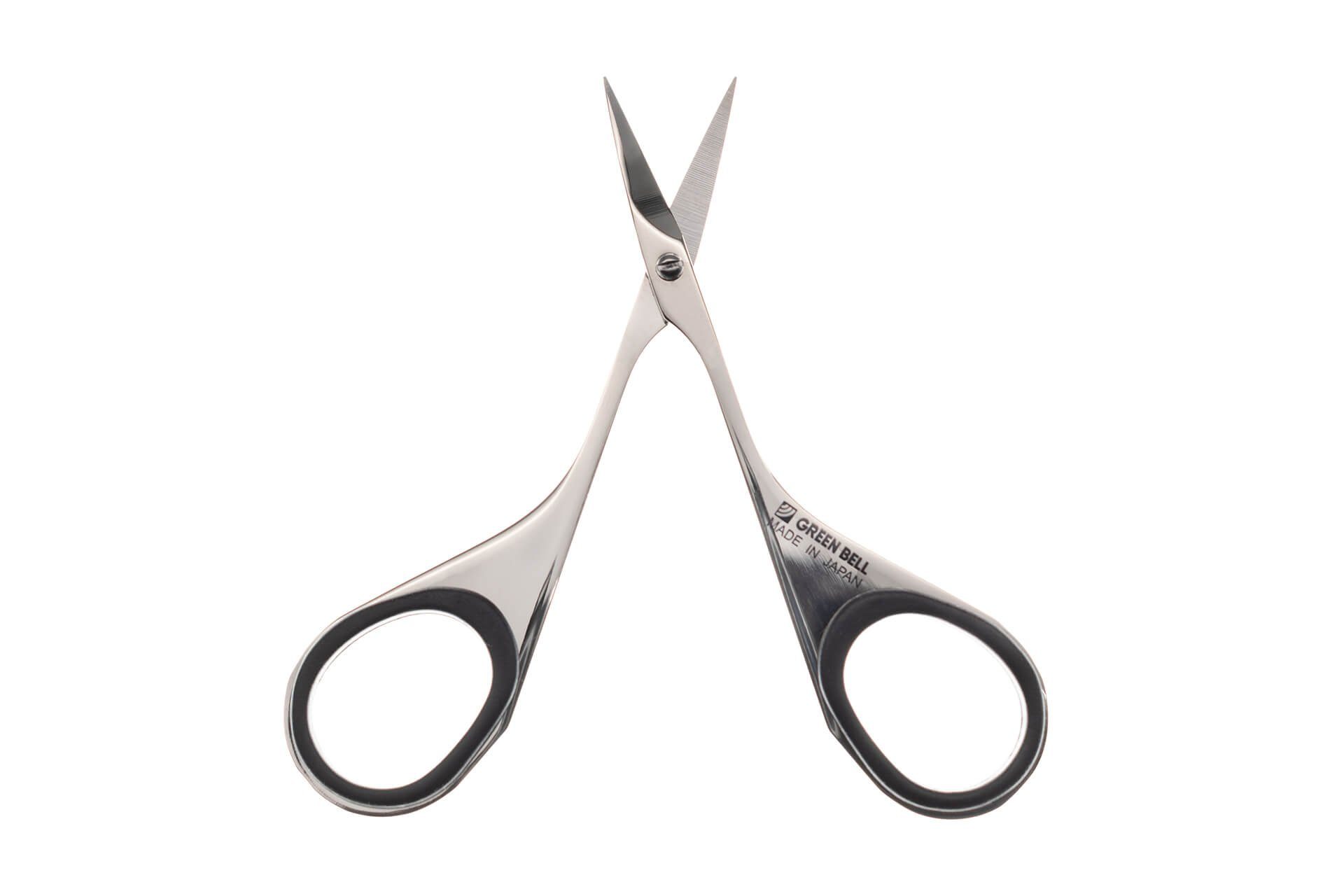 Seki EDGE Augenbrauenschere G-2112, Made in Japan, 90mm, Für Augenbrauen, Kosmetikschere, kompakte Ausführung, Edelstahl