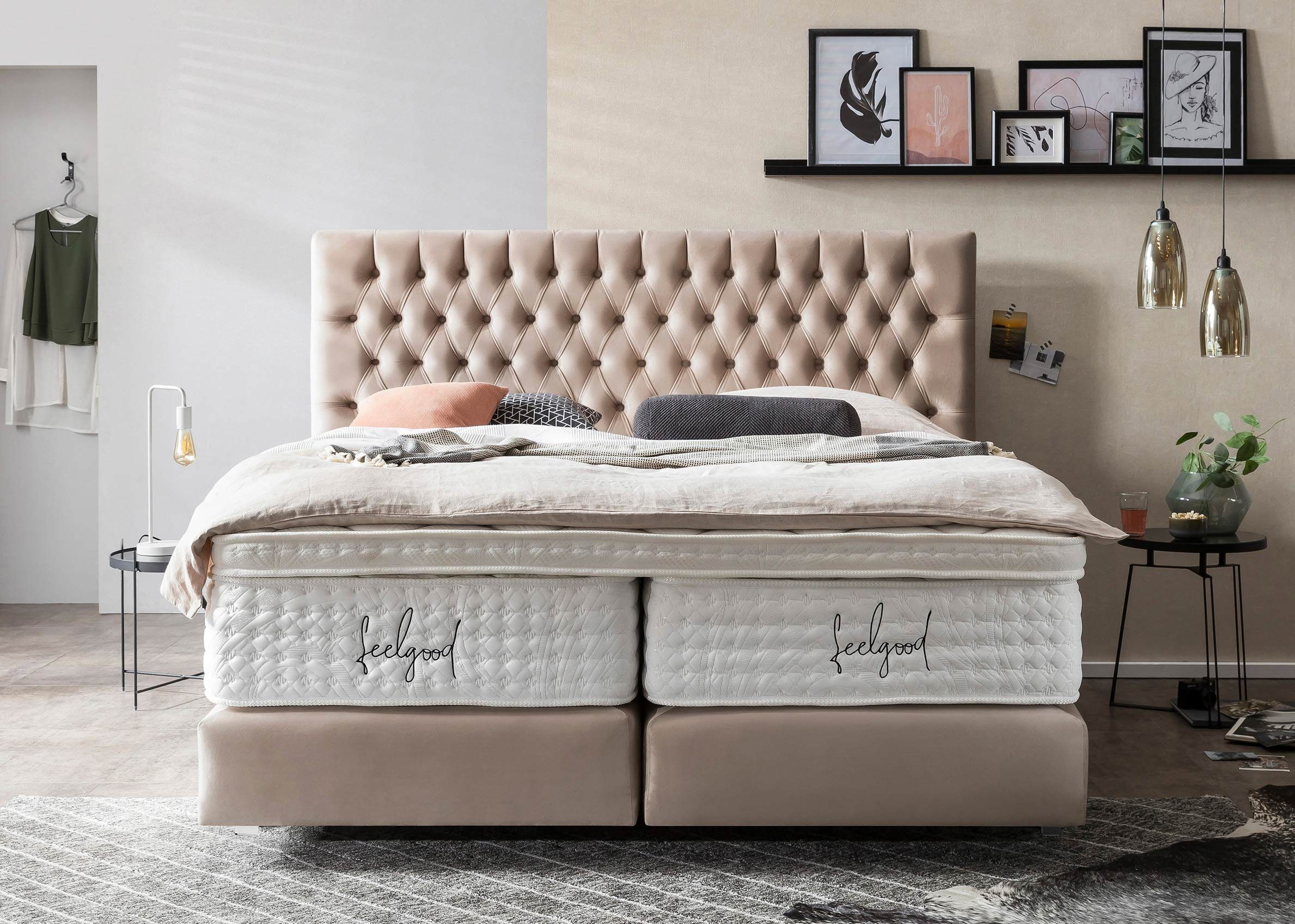 BettCo Boxspringbett Vegas (200 x 200 günstig online kaufen