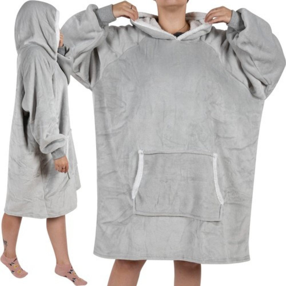 Ruhhy Sweatshirt Deckenpullover Pullover XXL (Spar-Set, 1-tlg., wärmend, bequem) mit Kapuze und Tasche