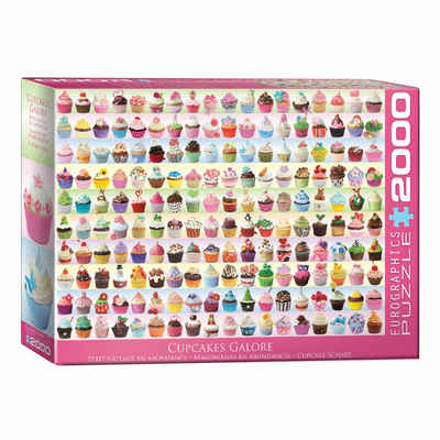 EUROGRAPHICS Puzzle Cupcake Schatz, 2000 Puzzleteile