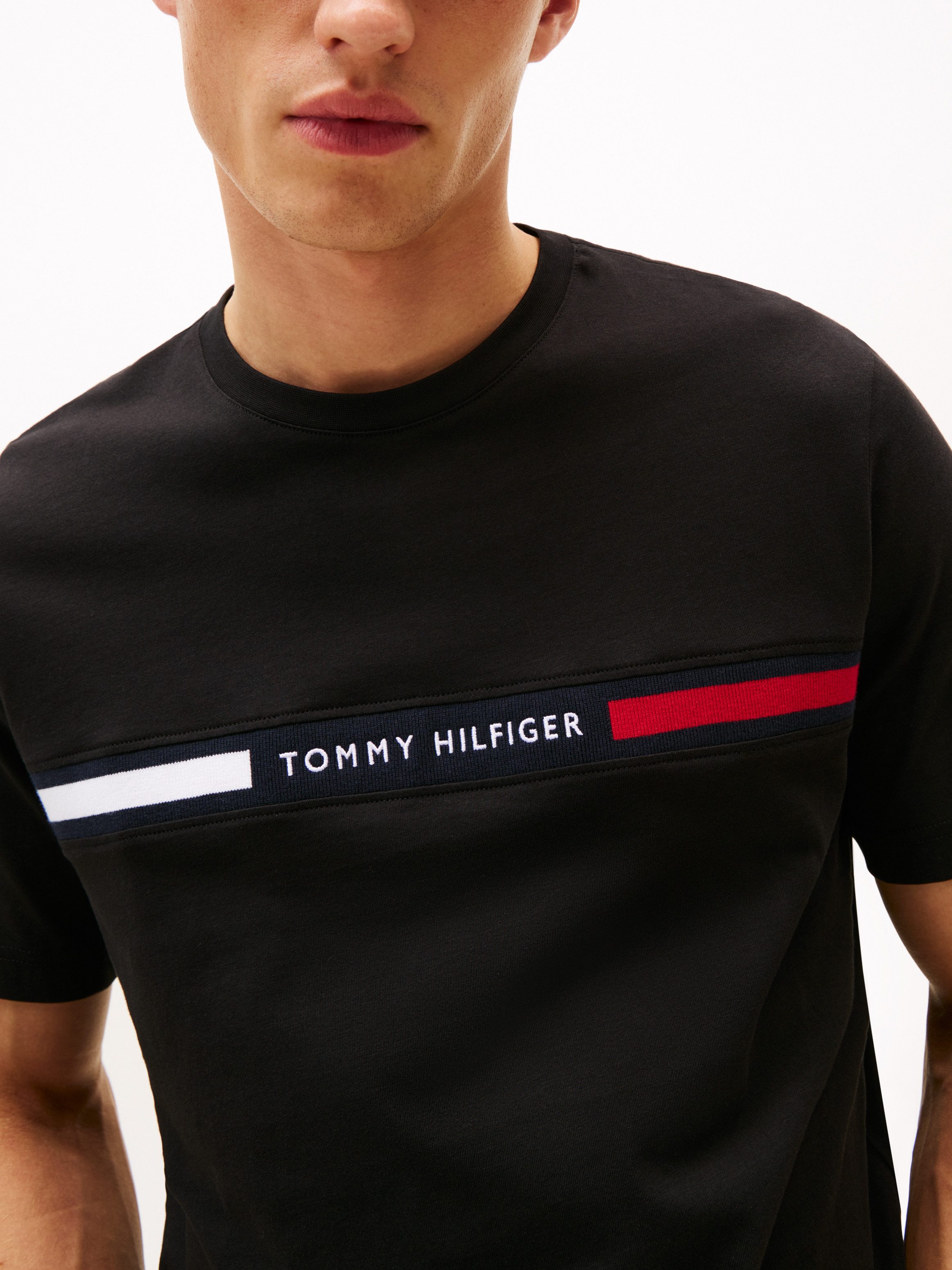 Tommy Hilfiger T-Shirt HILFIGER CHEST INSERT günstig online kaufen