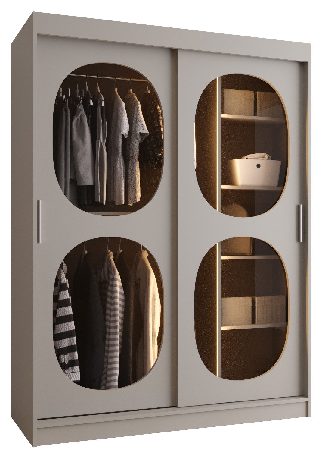 ABIKS MÖBEL Schwebetürenschrank BAHRAJN 2 Schlafzimmerschrank günstig online kaufen