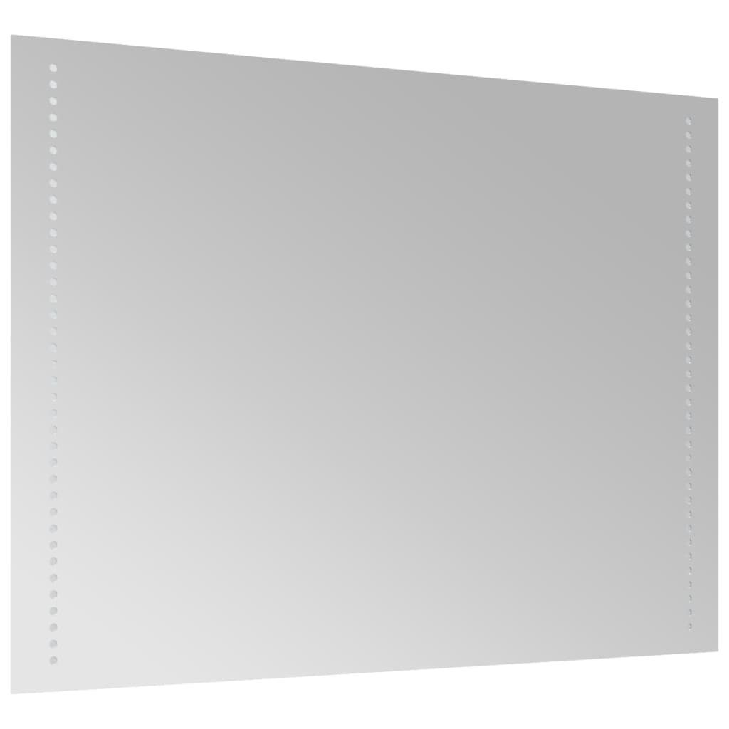 furnicato Wandspiegel 80x60 cm LED-Badspiegel