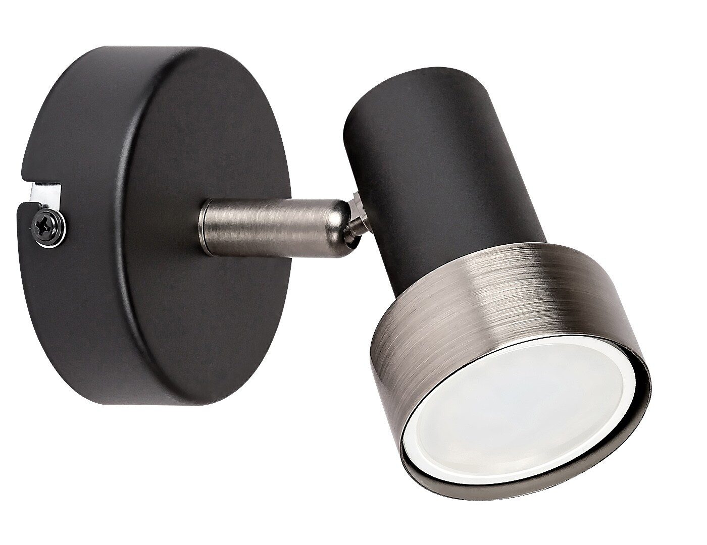 Rabalux LED Deckenspots "Konrad" Metall, silber, rund, GU10, ø55mm