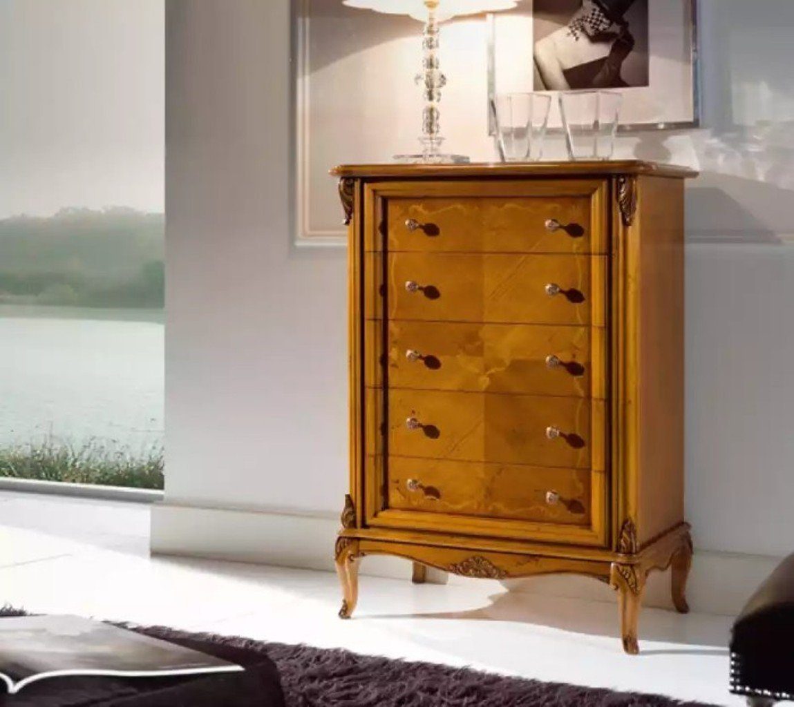 JVmoebel Kommode Luxus Kommode Schlafzimmer Holz Italienische Stil Designer Klassischer (1 St., 1x Kommode), Made in Europa