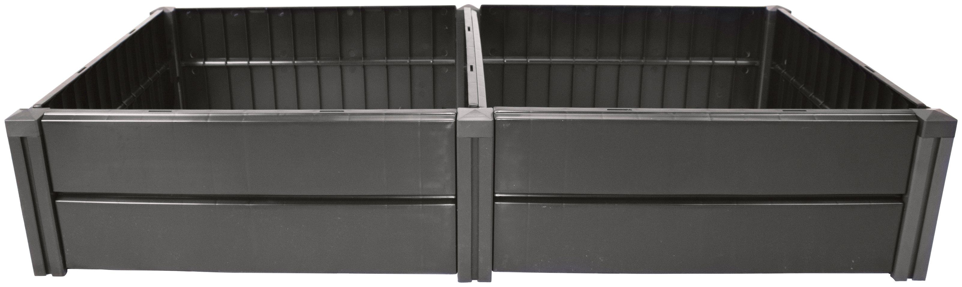 KHW Hochbeet "Demeter L" aus wetterbeständigem Kunststoff, BxTxH: 158x82x31 cm, 336 Liter