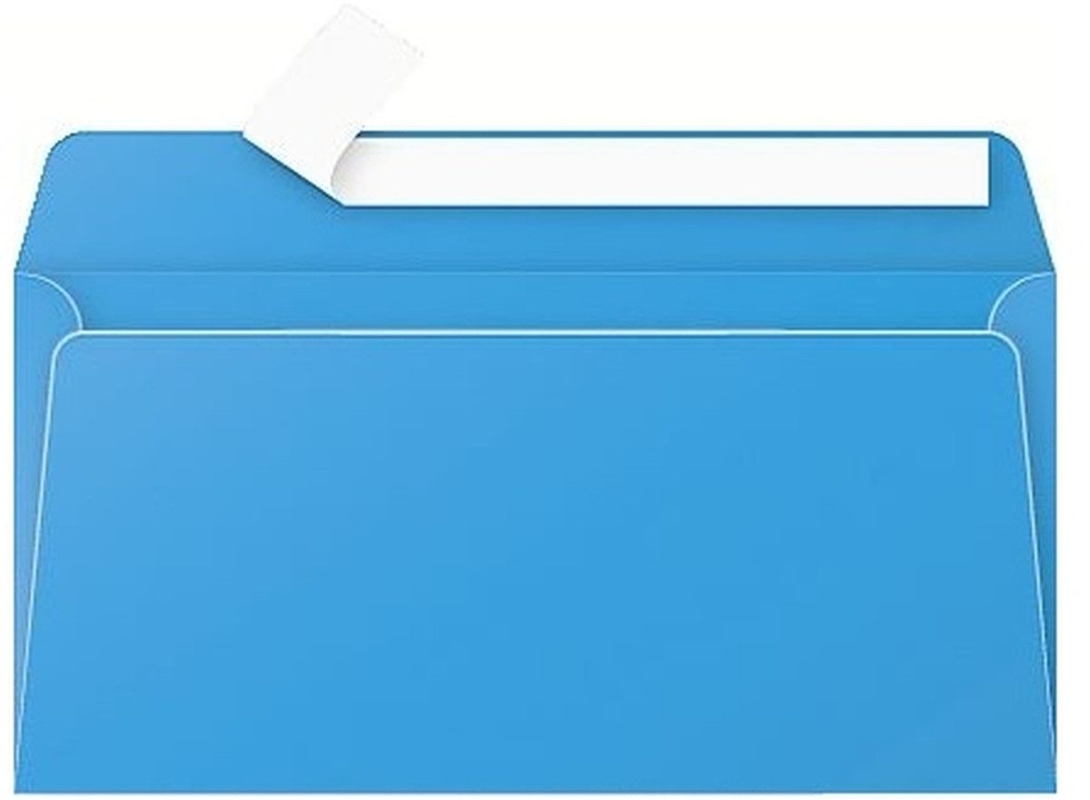 CLAIREFONTAINE Briefumschlag Briefumschlag Pollen DINlang 120g VE=200 Stück Haftklebung karibik