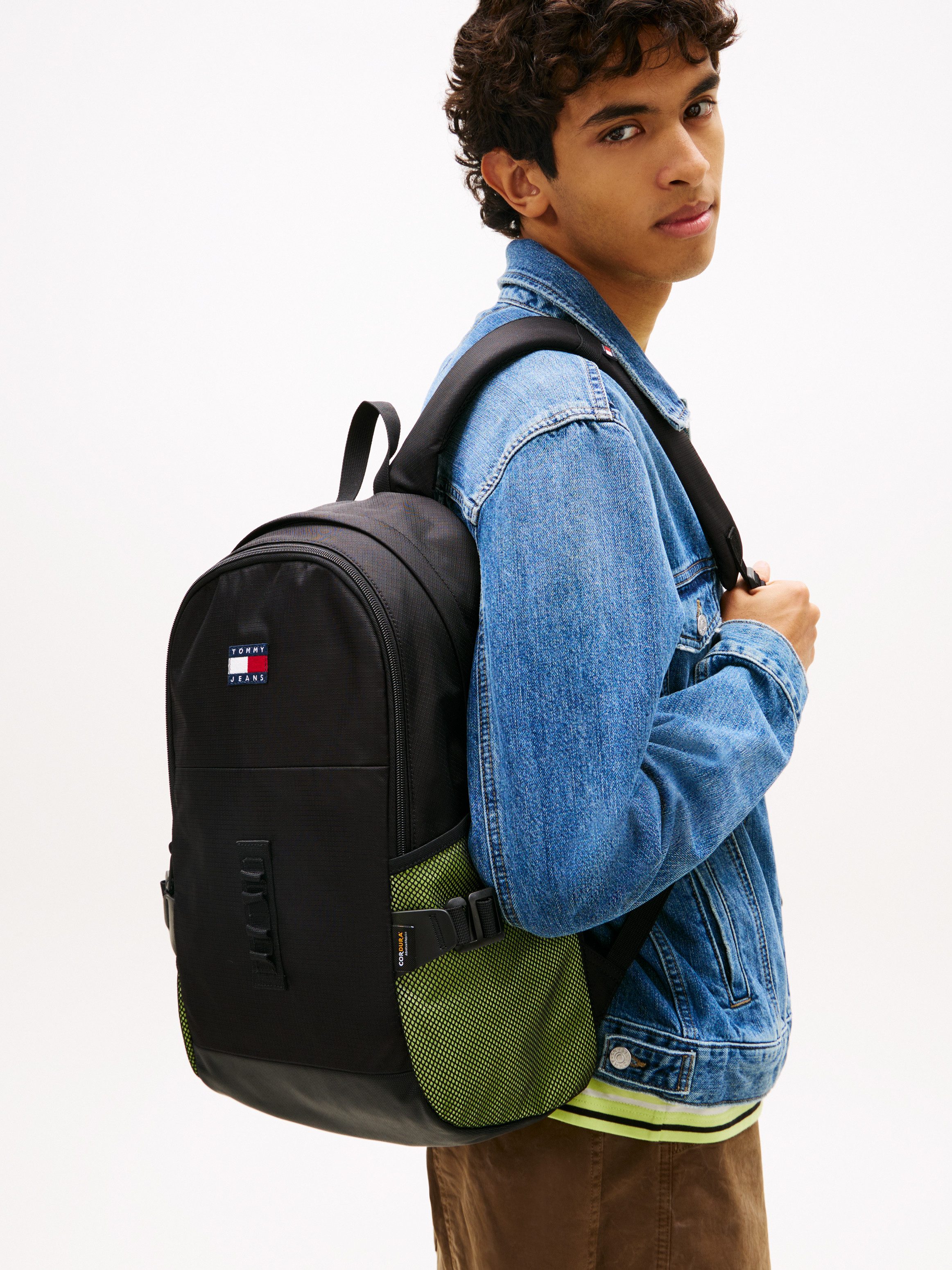 Tommy Jeans Rucksack TJM OUTDOOR BACKPACK, Freizeitrucksack, City Bag, Reiserucksack mit Logoembelm