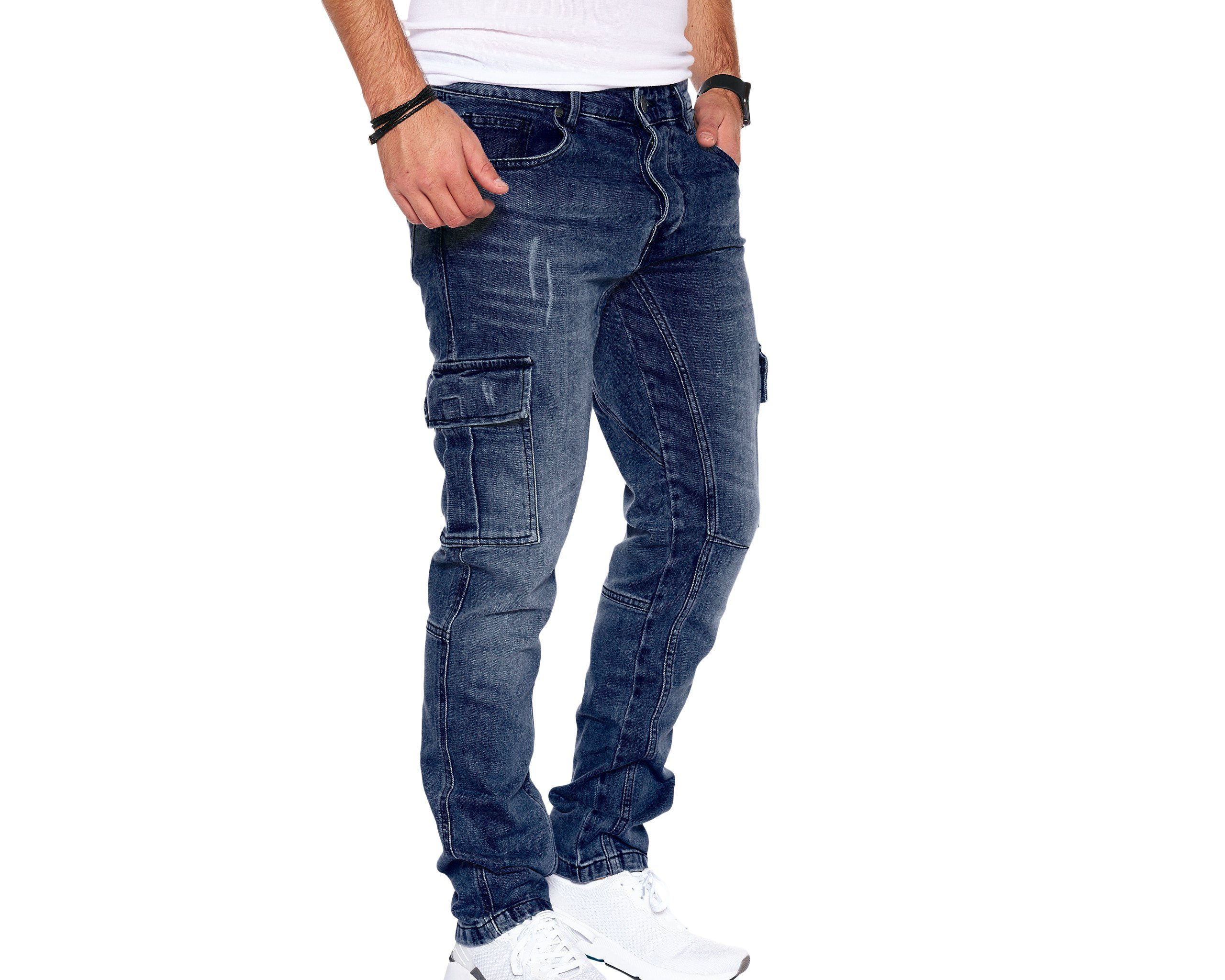 Styleko Cargohose 8003 Cargo Jeans Herren Cargohose für Herren Jeans Cargohose Herren – Bild 5 von 5
