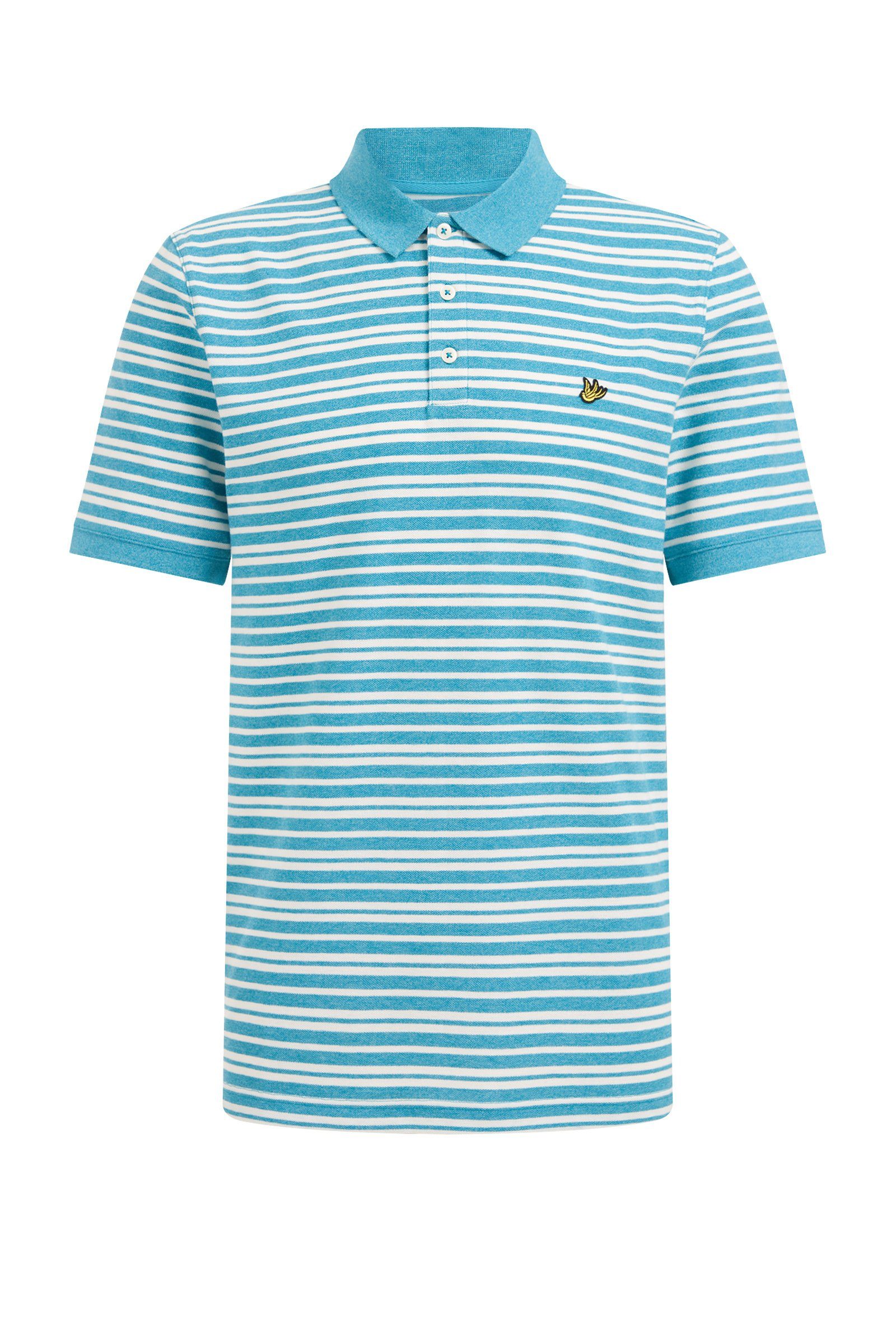 WE Fashion Poloshirt Blau (1-tlg)