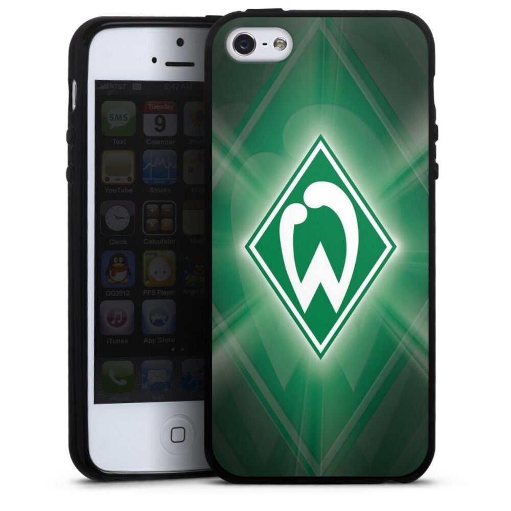 DeinDesign Handyhülle Werder Bremen Laser, Hülle SV Werder Bremen Offizielles Lizenzprodukt Wappen