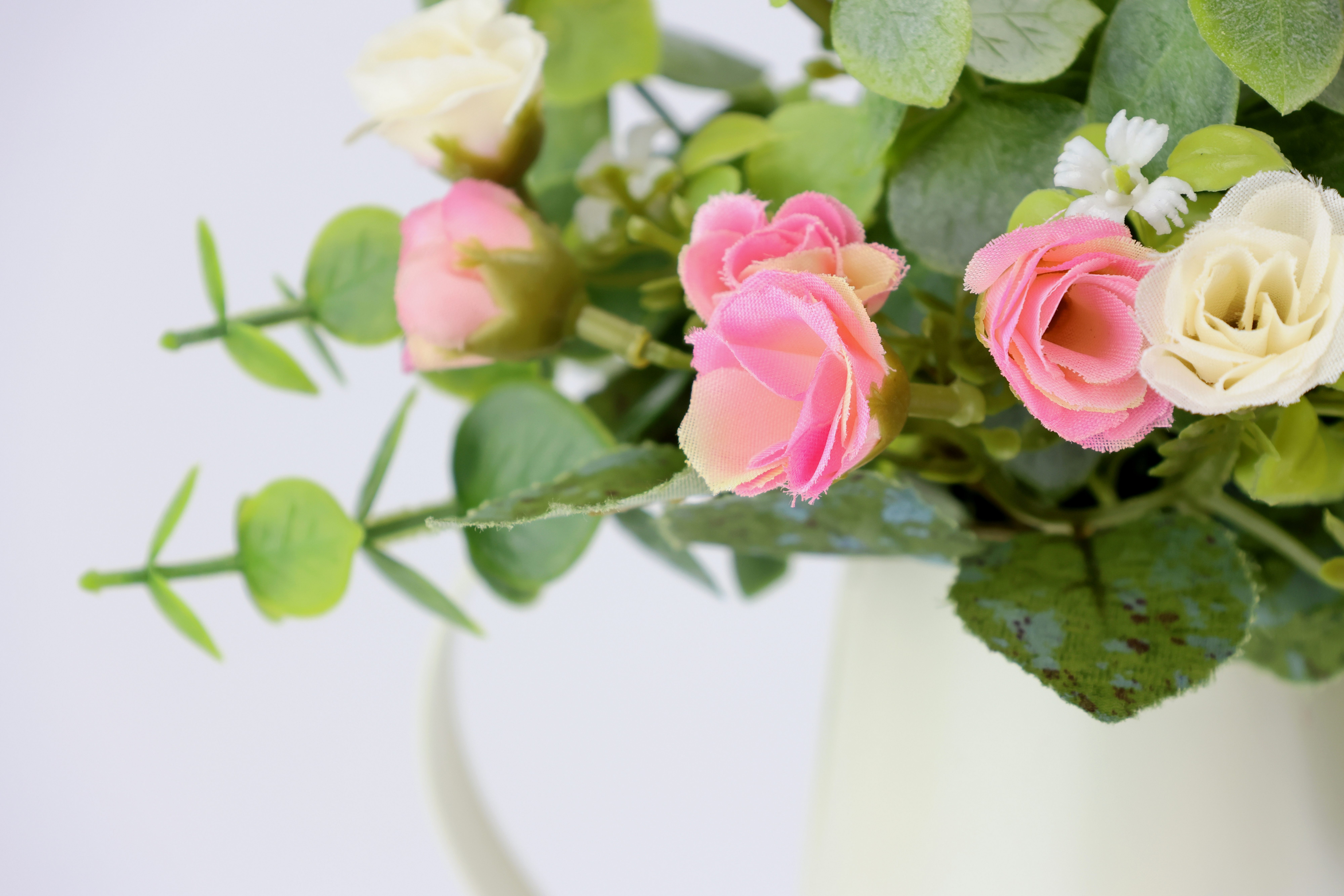 Kunstblume Wildrosen-Busch in Gießkanne Rosen, I.GE.A., Höhe 20 cm, Rose kü günstig online kaufen