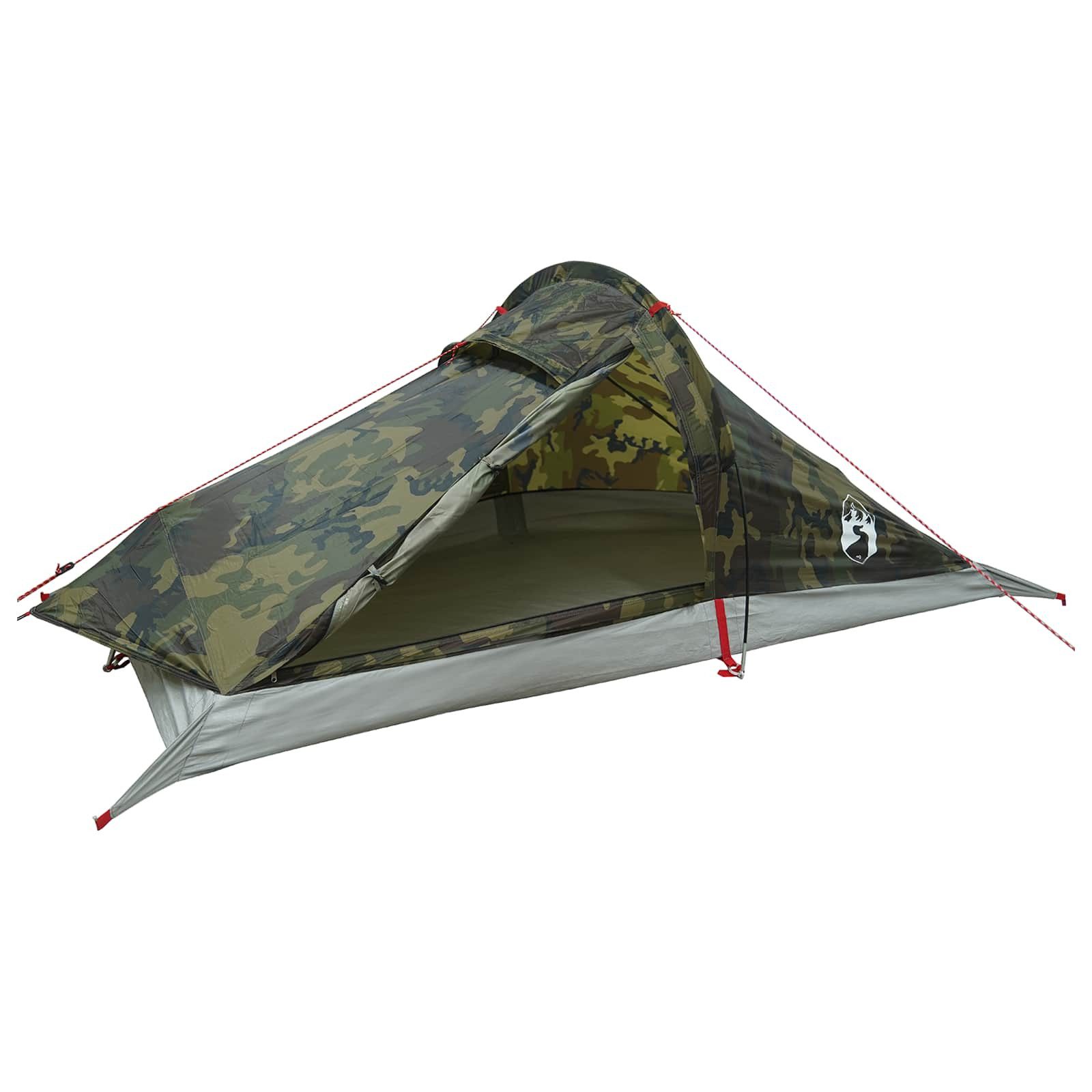 vidaXL Kuppelzelt Trekkingzelt 2 Personen Tarnung, (1 tlg)