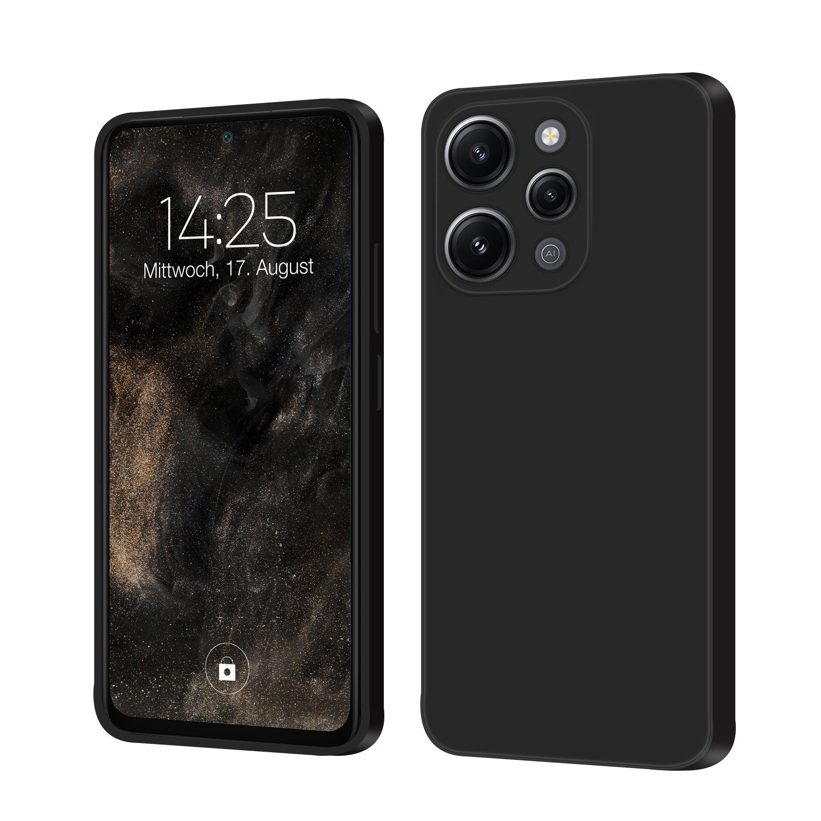 Tec-Expert Handyhülle SoftGrip Cover Hülle für Xiaomi Redmi 12, Handy Case Bumper integrierter Kameraschutz flexibel