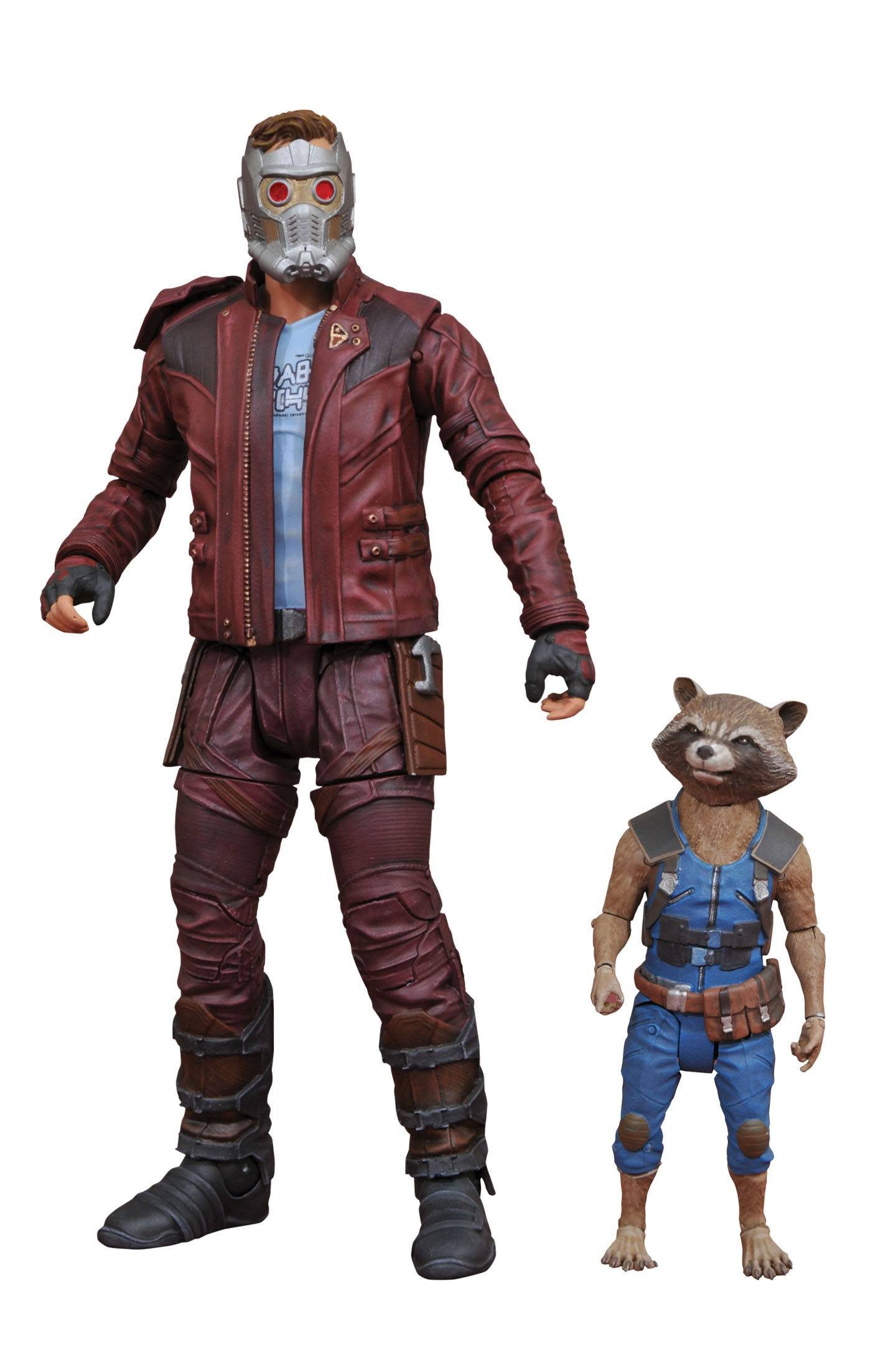 Diamond Select Toys Actionfigur MARVEL SELECT GUARDIANS OF THE GALAXY 2 STAR-LORD & ROCKET ACTIONFIGUR