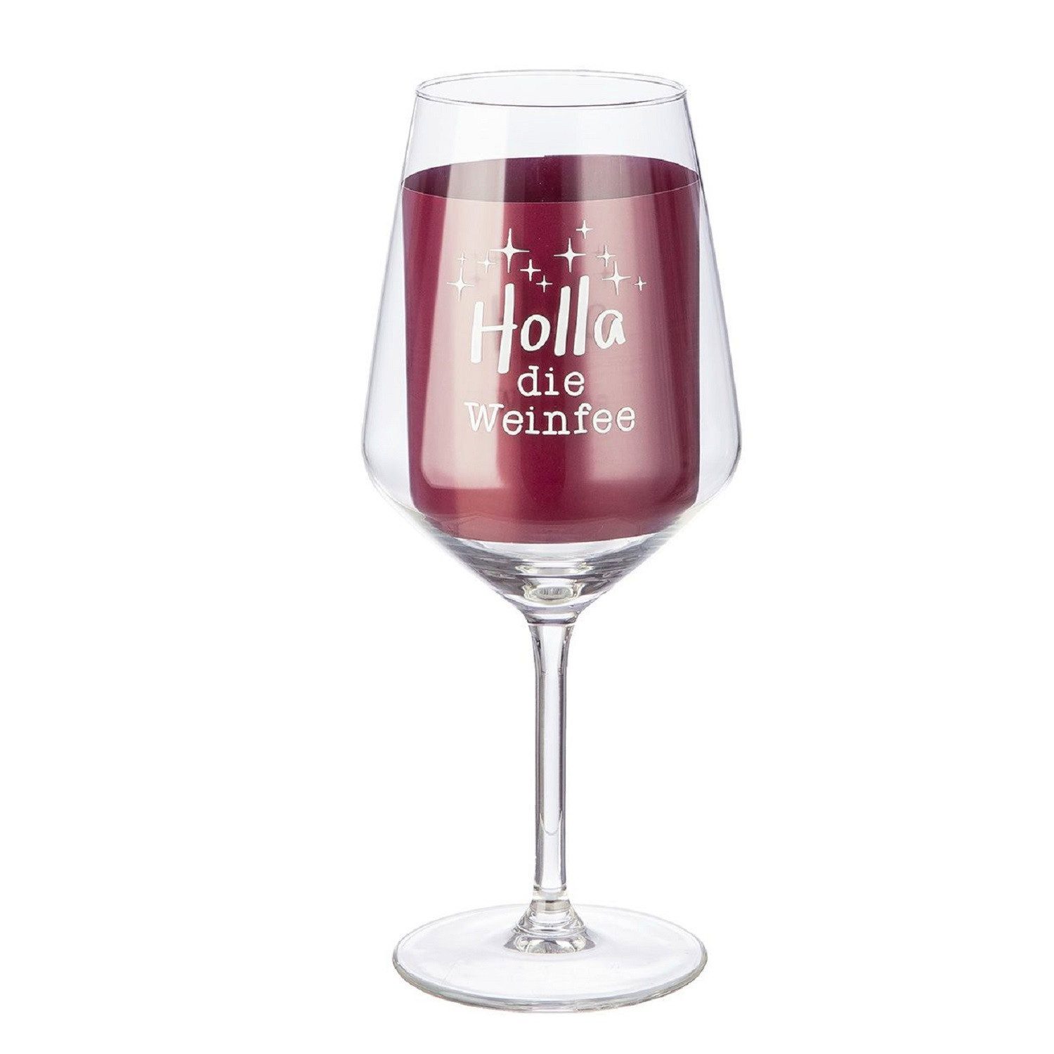 Weinglas 'Holla die Weinfee' 530ml