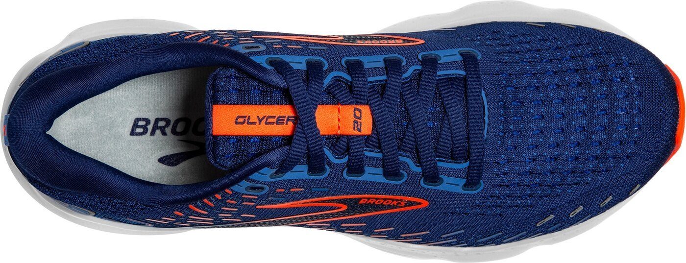 20 Glycerin Blue Sneaker Brooks Depths/Palace Blue/Orange