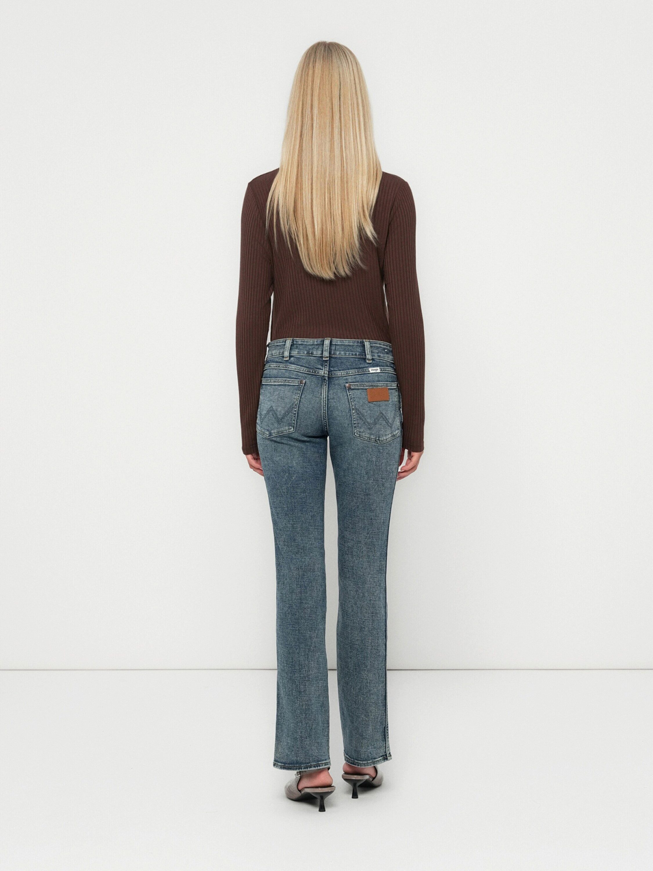 Wrangler Bootcut-Jeans LOW RISE BOLD BOOT (1-tlg) Plain/ohne Details