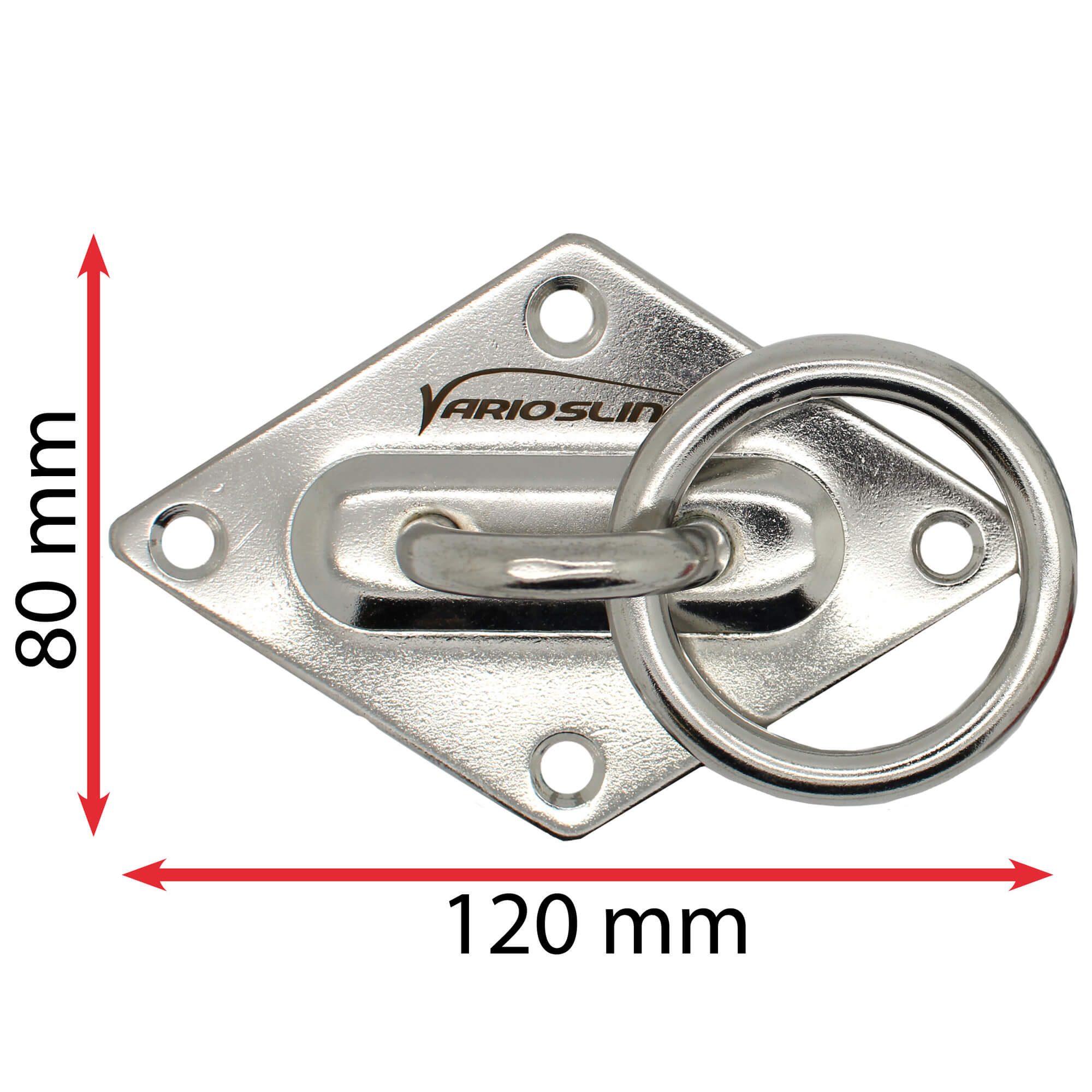Variosling Deckenhaken Wand-und Deckenhalterung (exkl. Schrauben+Dübel), Ideal als Halterung bzw. Befestigung für Sling Trainer, Boxsack