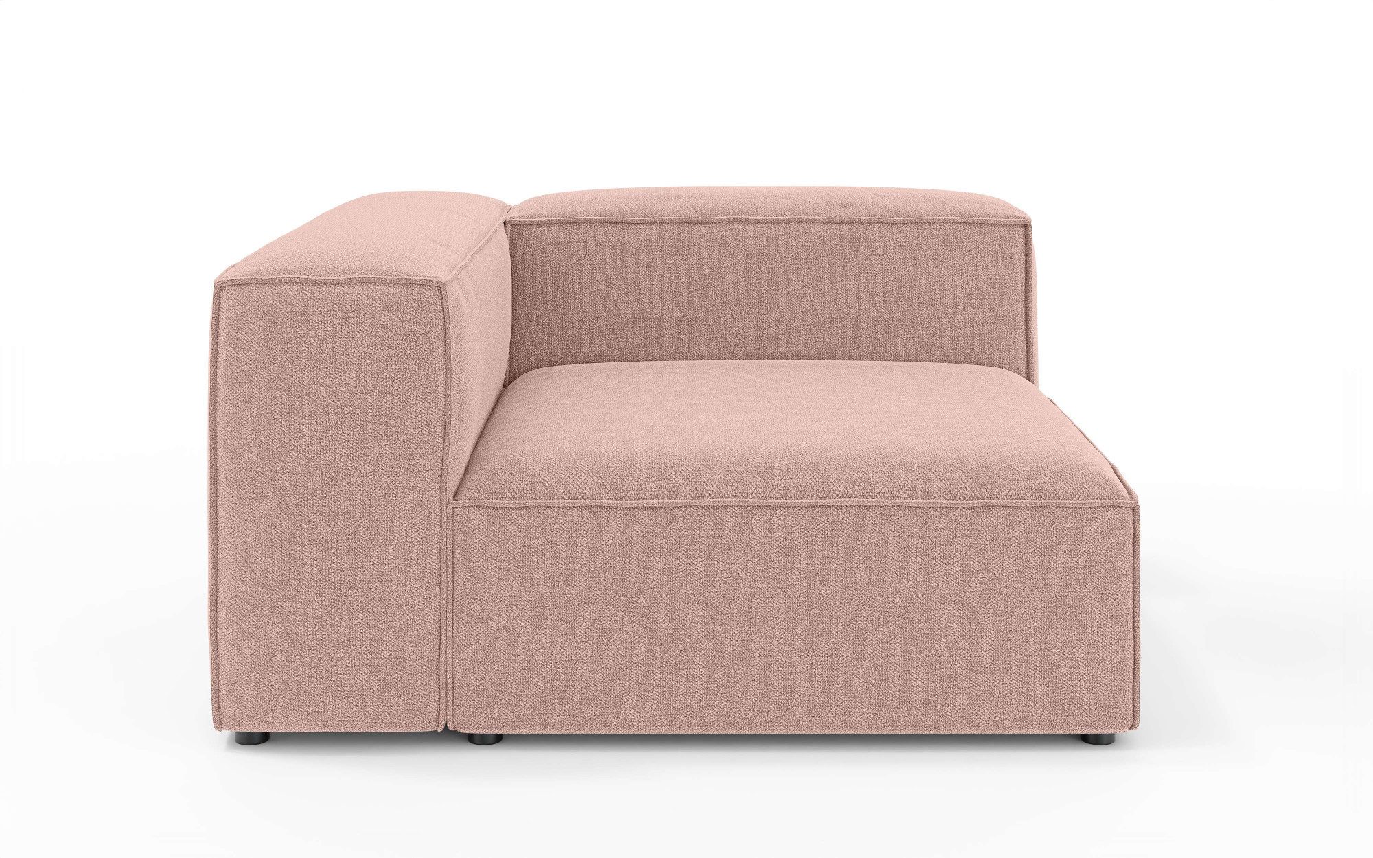 OTTO home Ottomane HAILY links/rechts bestellbar, Loungemöbel, Maße B/T/H: 130/130/72 cm, als Modul oder separat verwendbar, für individuelle Zusammenstellung