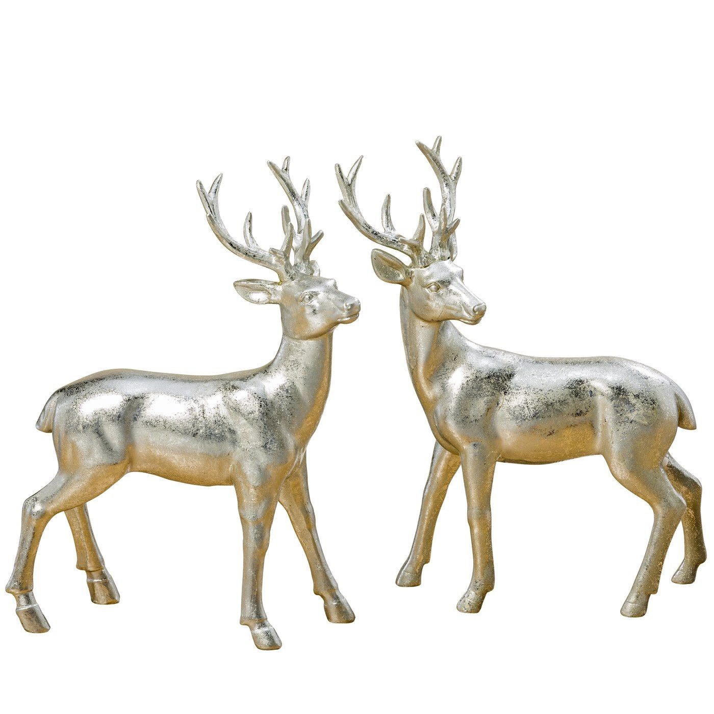 BOLTZE GRUPPE GmbH Weihnachtsfigur Dekofigur Tobin Hirsch stehend mit Gewei günstig online kaufen