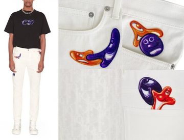 Dior 5-Pocket-Jeans DIOR HOMME X KENNY SCHARF DEADSTOCK Jeans Limited Hypnotic Pants Hose