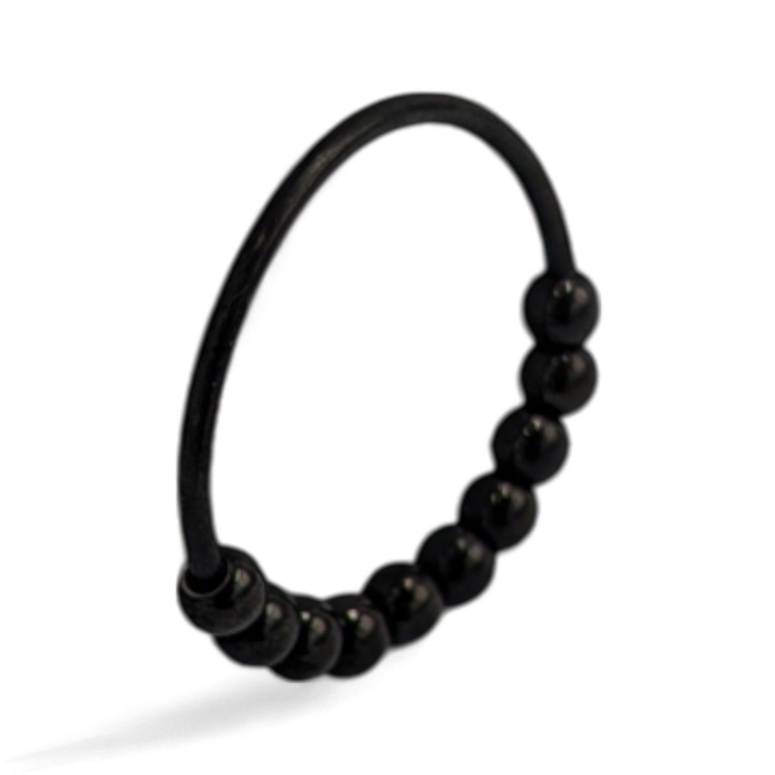 Fingerring Bicolor Perlenring – 4 Farben zur Auswahl, Größen US6 bis US11