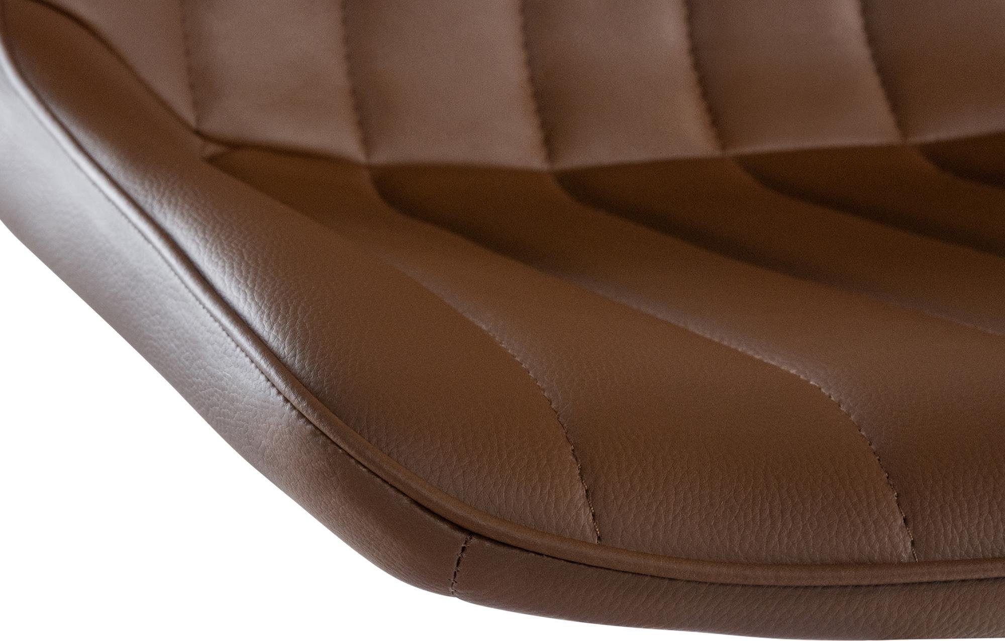 CLP Barhocker Toni Kunstleder, drehbar und stufenlos höhenverstellbar