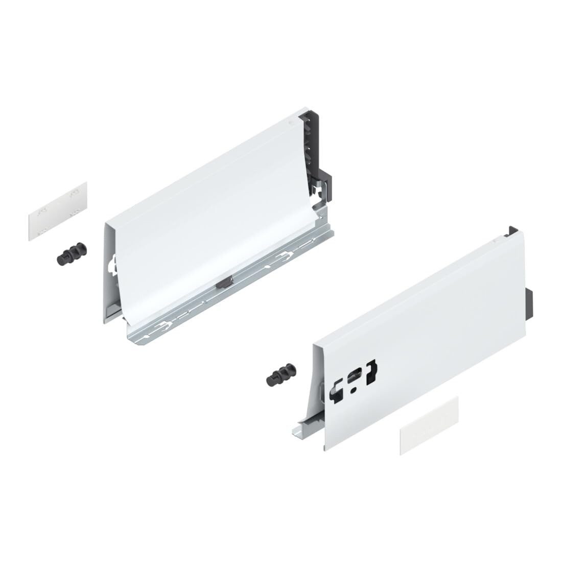 blum Teleskop-Vollauszug Blum TANDEMBOX Zarge, Höhe K 115 mm, NL 270 mm, links/rechts, für TAND