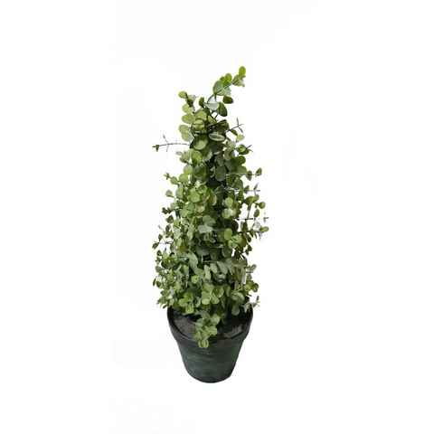 Kunstblume Eukalyptusbäumchen 43 cm Kunstpflanze Flora Eukalyptus, HTI-Living, Höhe 43 cm