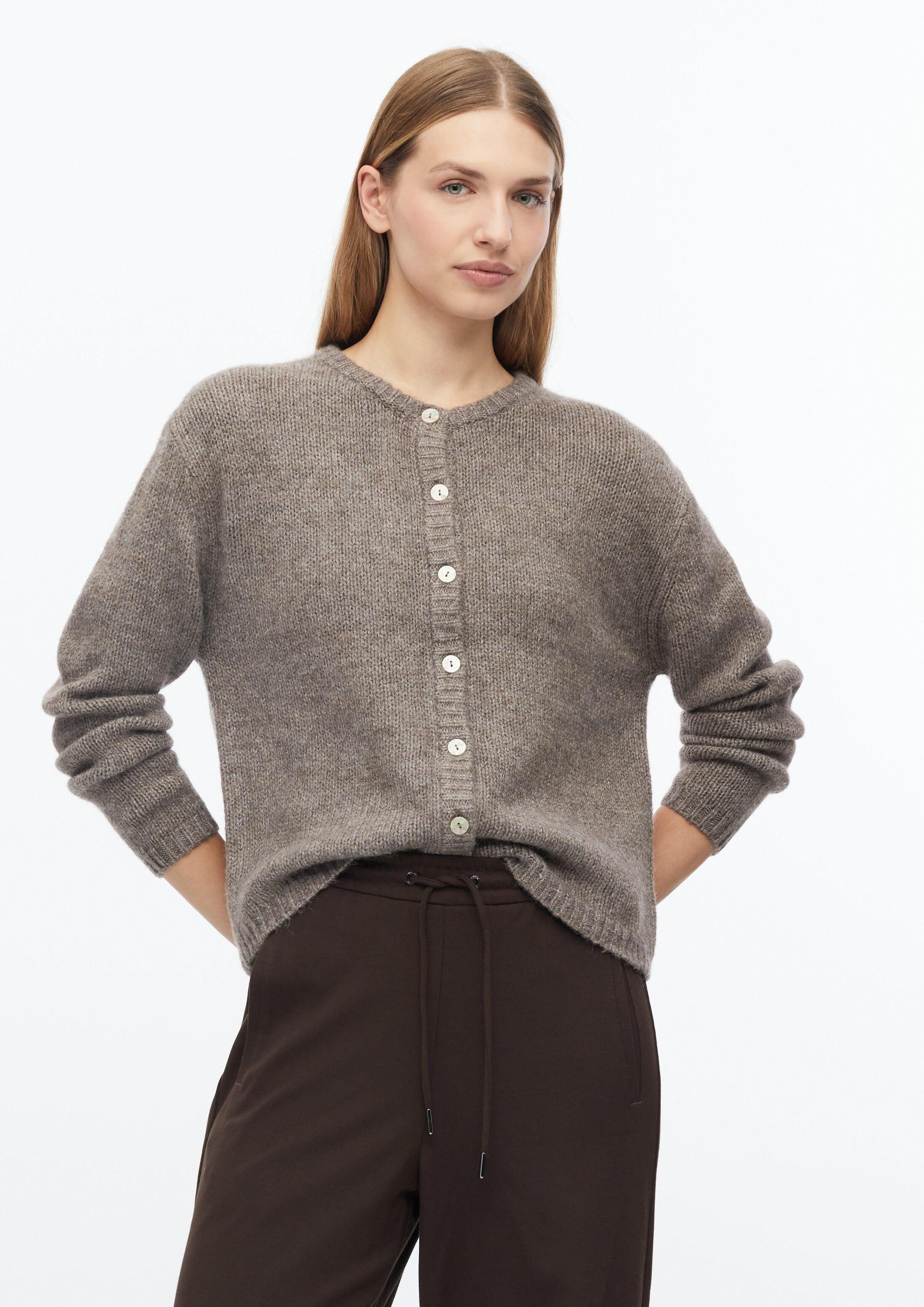 s.Oliver Cardigan Strickjacke Weiche Strickjacke aus Alpakamix