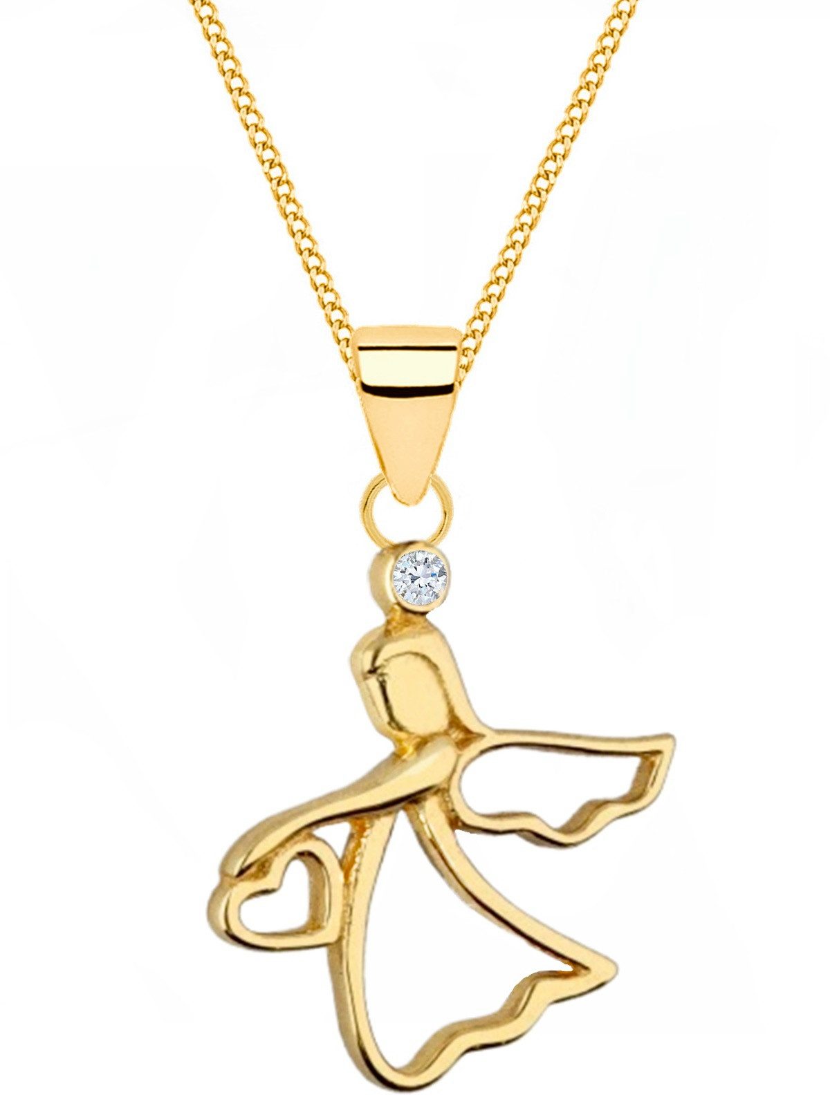 Goldene Hufeisen Goldkette Halskette Gold Engel günstig online kaufen