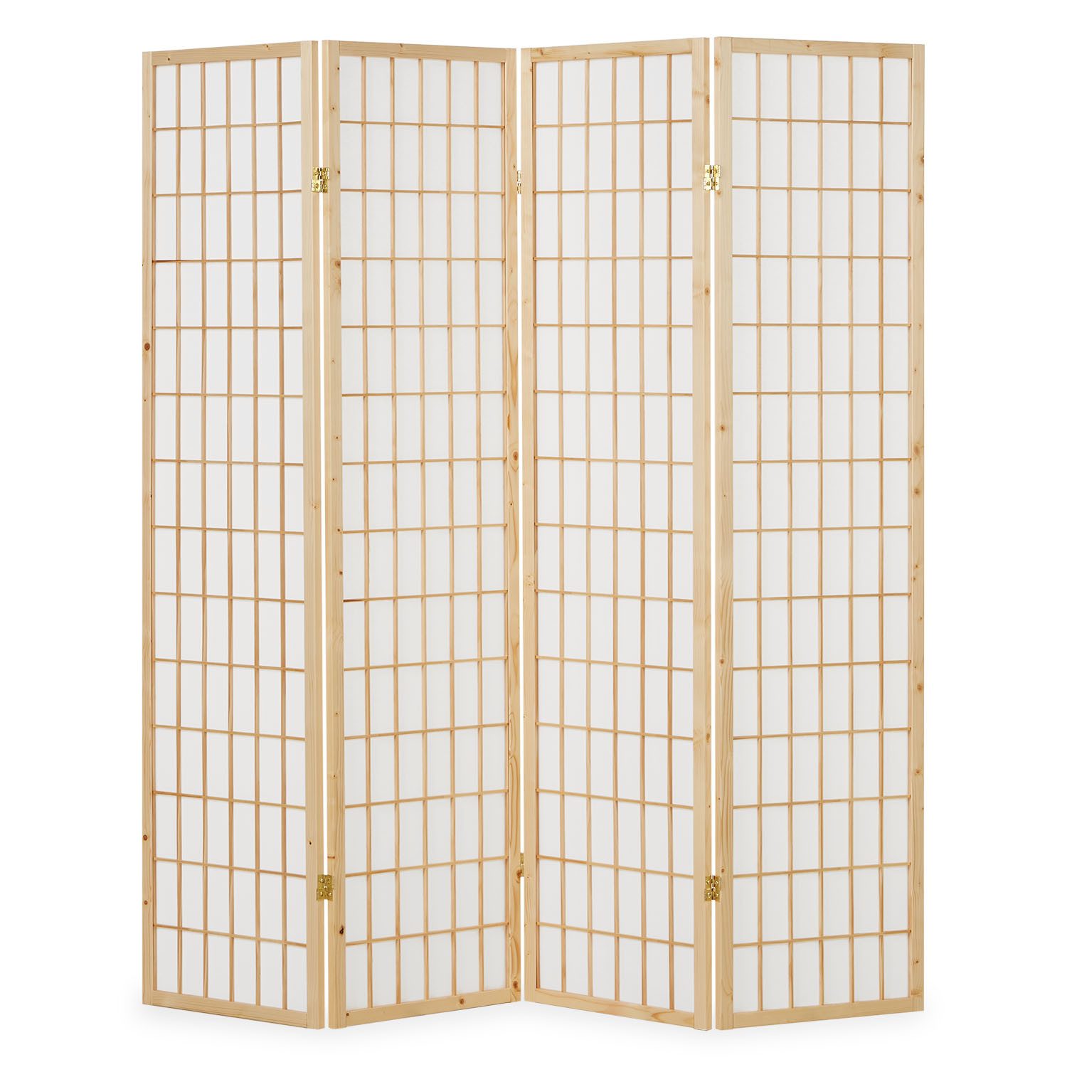 Homestyle4u Paravent Raumteiler Trennwand Shoji Natur günstig online kaufen