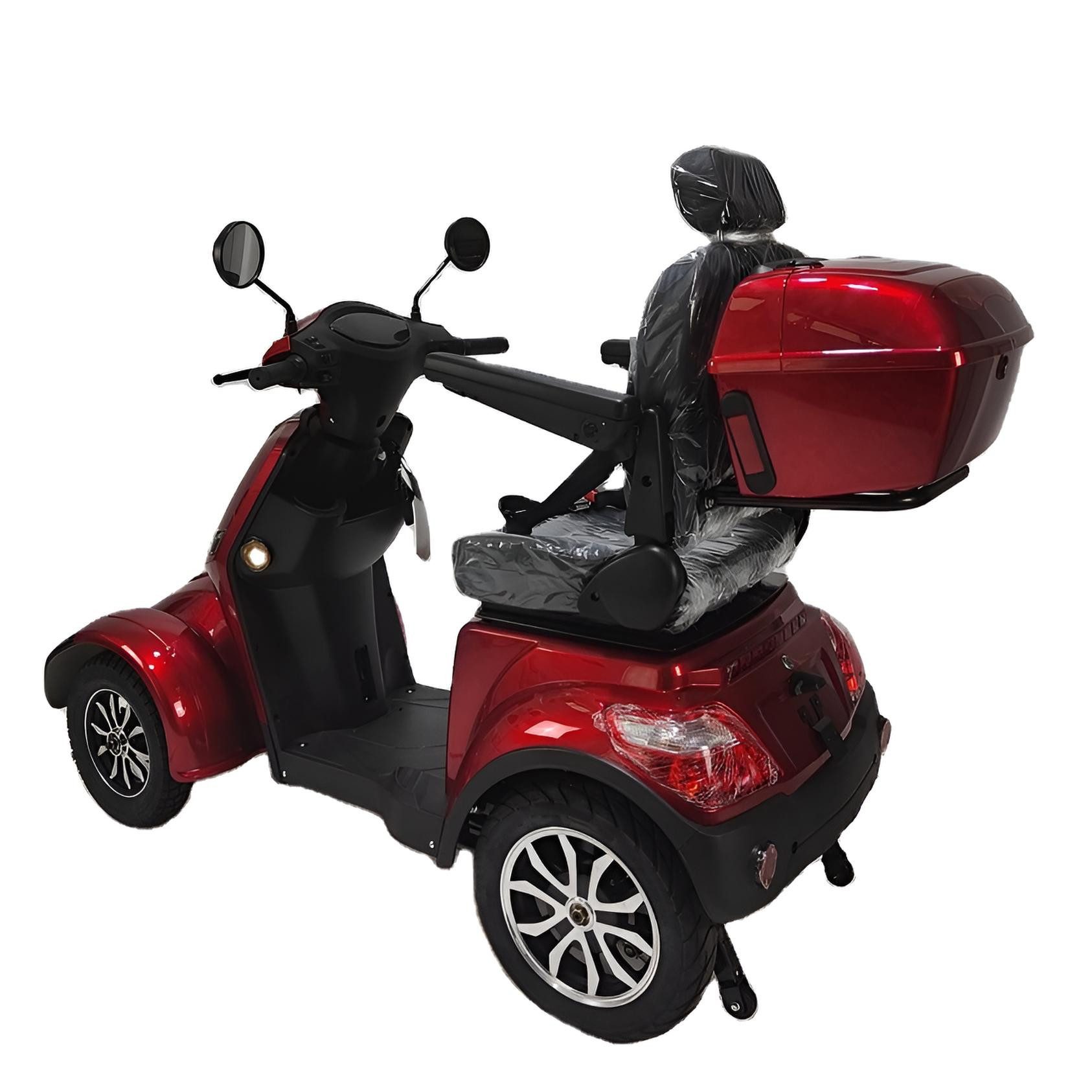 TZIpower E-Motorroller Seniorenmobil Mobility Scooter 1000W 60V 30AH 25km/h, Elektromobil, 1000 W, 25 km/h