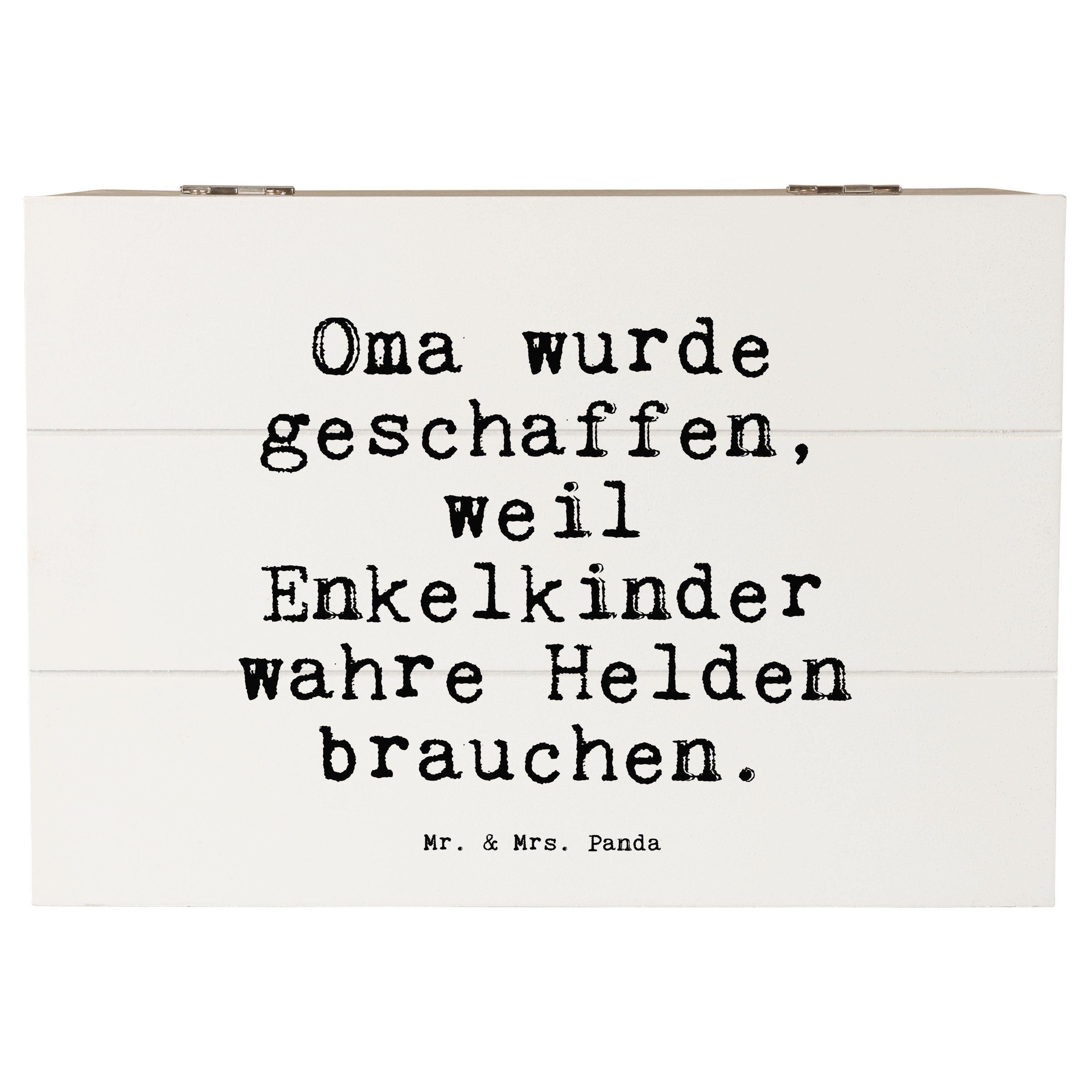 Mr. & Mrs. Panda Dekokiste »Oma wurde geschaffen, weil... Weiß