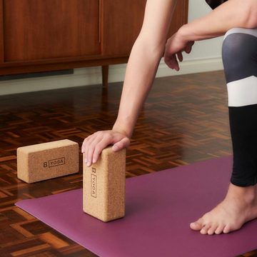 B Yoga Yogamatte B Yoga Kork B Block 3" - 8cm