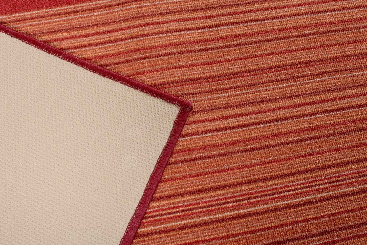 Mazovia Läufer Retro Bordüre Orange Flur, Schlafzimmer, Diele, Fußbodenheizung – Bild 5 von 5
