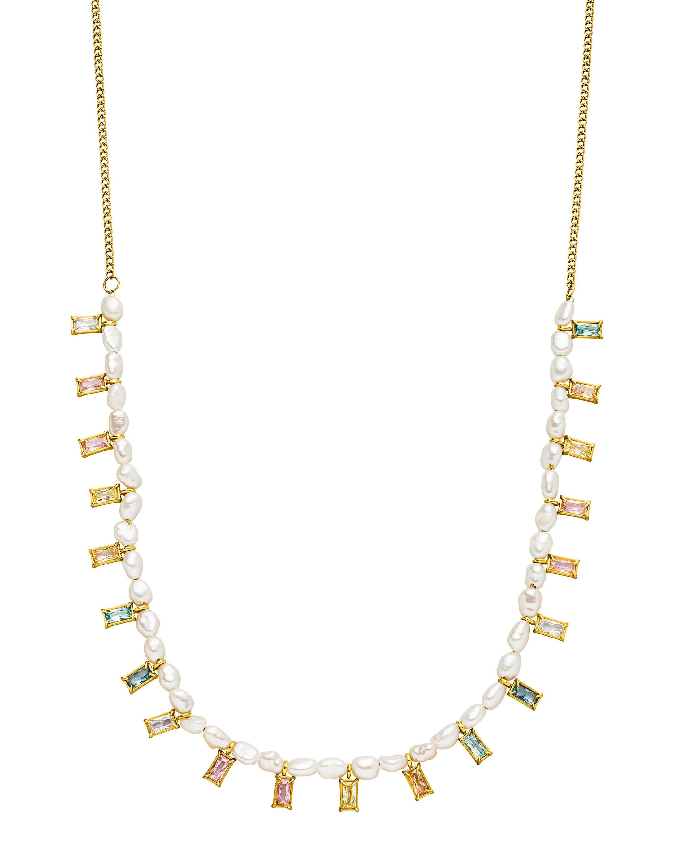 Purelei Kette mit Anhänger Colorful Coral (Kette mit Anhänger, 1-tlg)