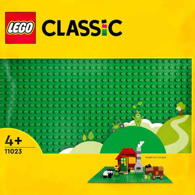 LEGO® Konstruktionsspielsteine »Grüne Bauplatte (11023), LEGO® Classic«, (1 St), Made in Europe