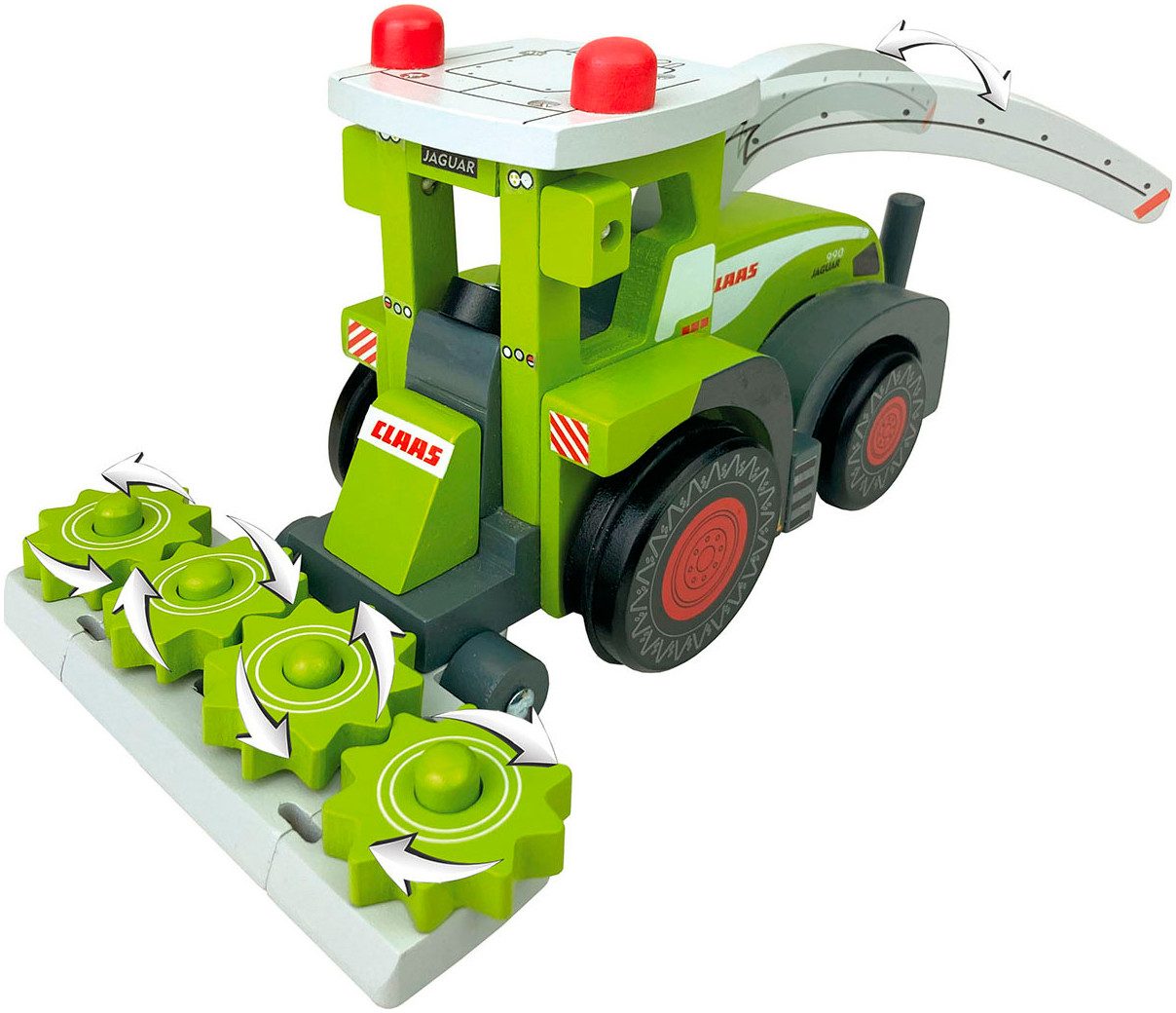 Happy People Spielzeug-Traktor CLAAS Kids Jaguar 990 Feldhäcksler, aus Holz