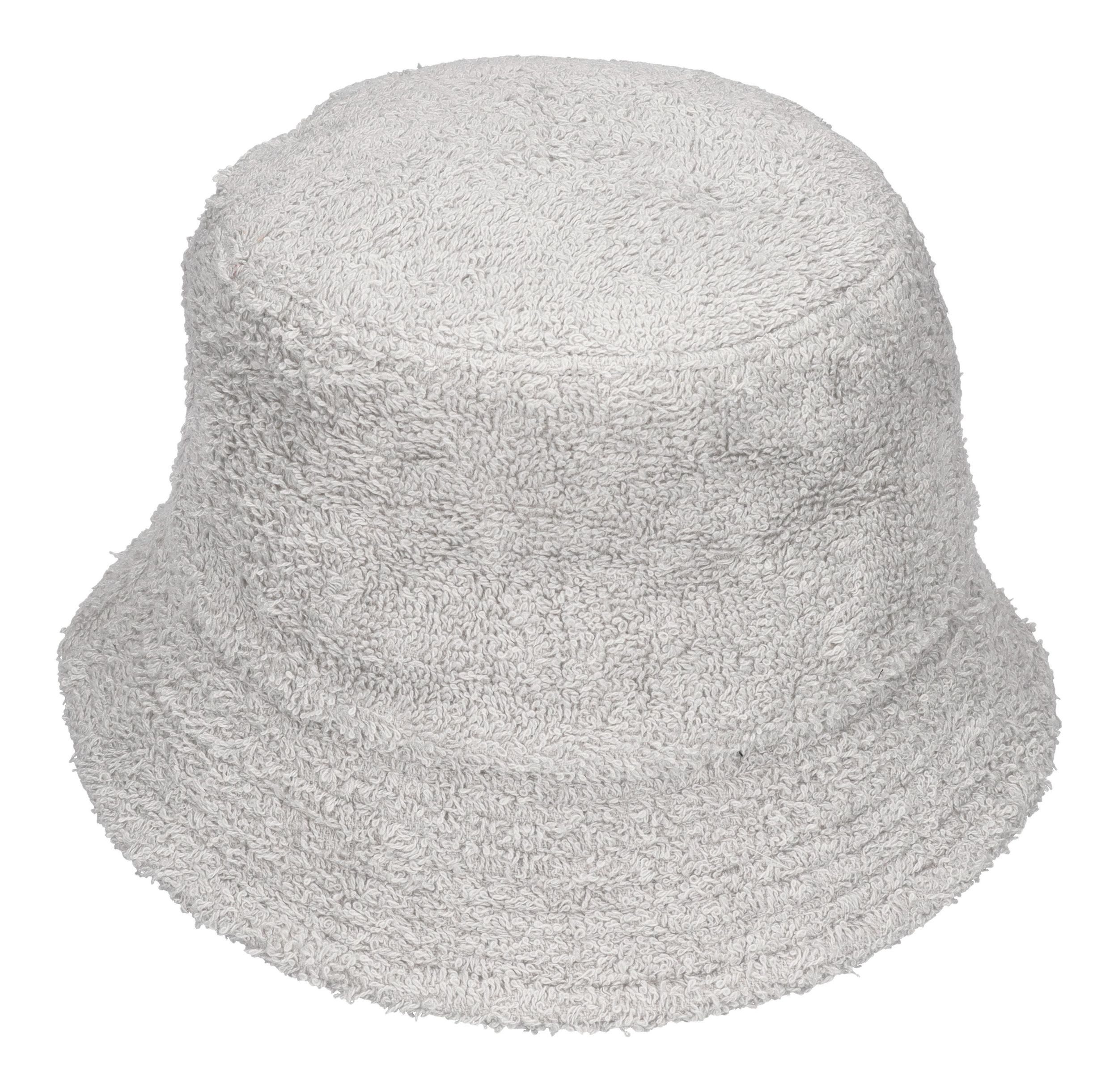 espadrij l´originale Fischerhut BUCKET HAT FROTTÉE 90 Gris günstig online kaufen